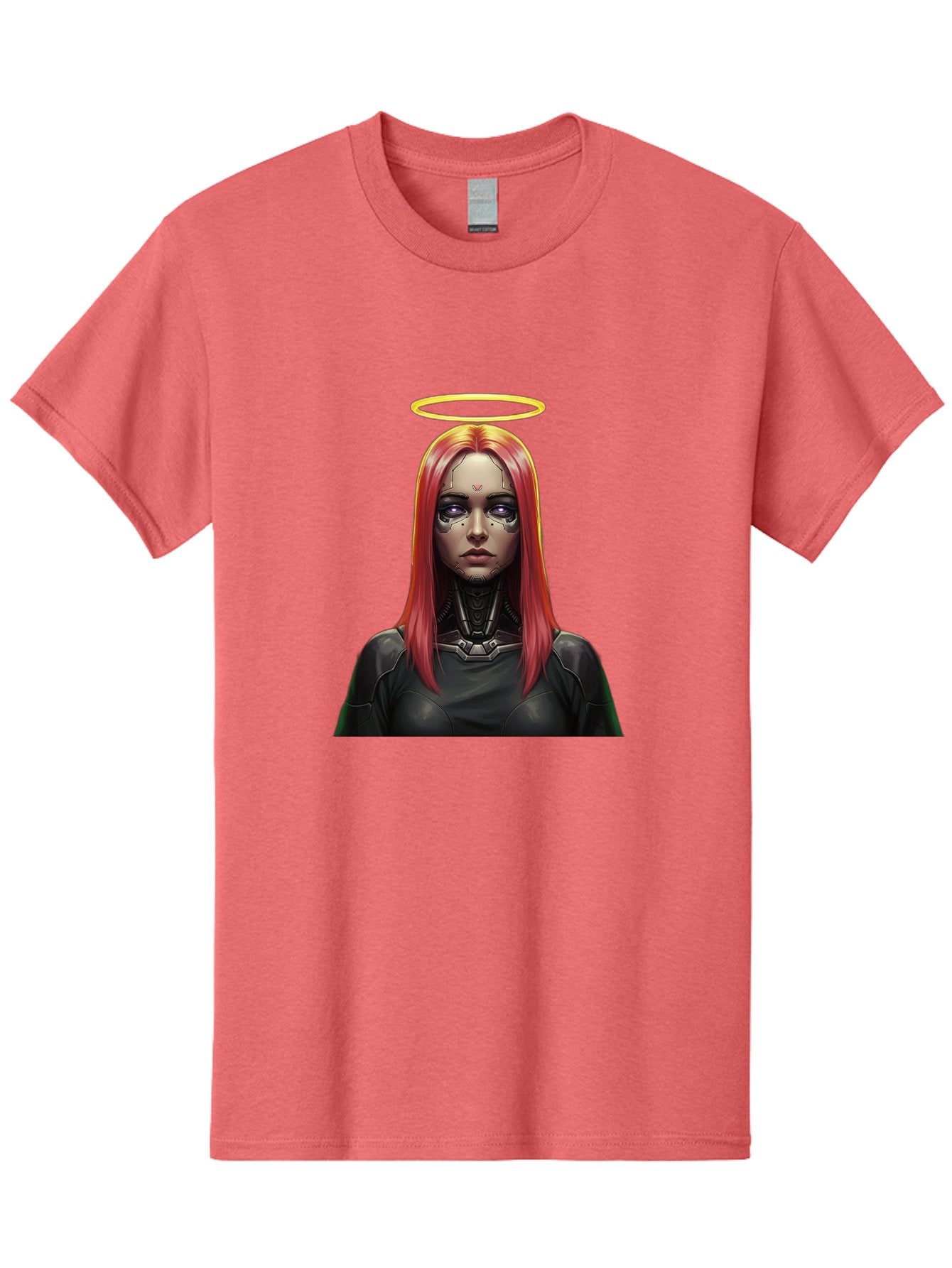 Red-Haired-Woman-With-Halo Men'S Graphic Tee, 100% Cotton, Comfortable Casual Summer Wear, Machine Washable, Vintage Camera, Old Camera, Antique Camera, Black Camera, Classic Photography, Photography Equipment, Nostalgic Device, Film Camera, Bal220 9