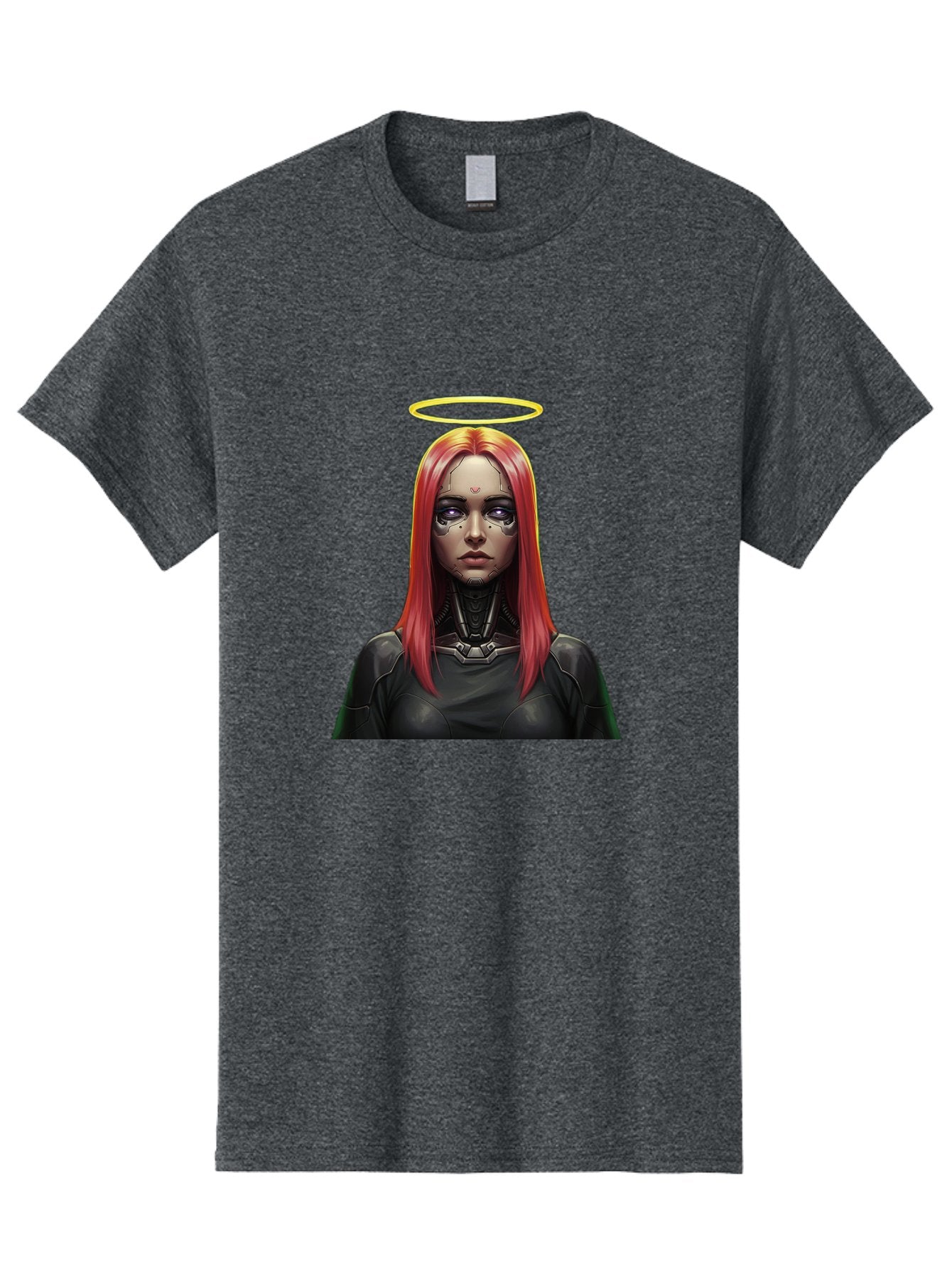 Red-Haired-Woman-With-Halo Men'S Graphic Tee, 100% Cotton, Comfortable Casual Summer Wear, Machine Washable, Vintage Camera, Old Camera, Antique Camera, Black Camera, Classic Photography, Photography Equipment, Nostalgic Device, Film Camera, Bal220