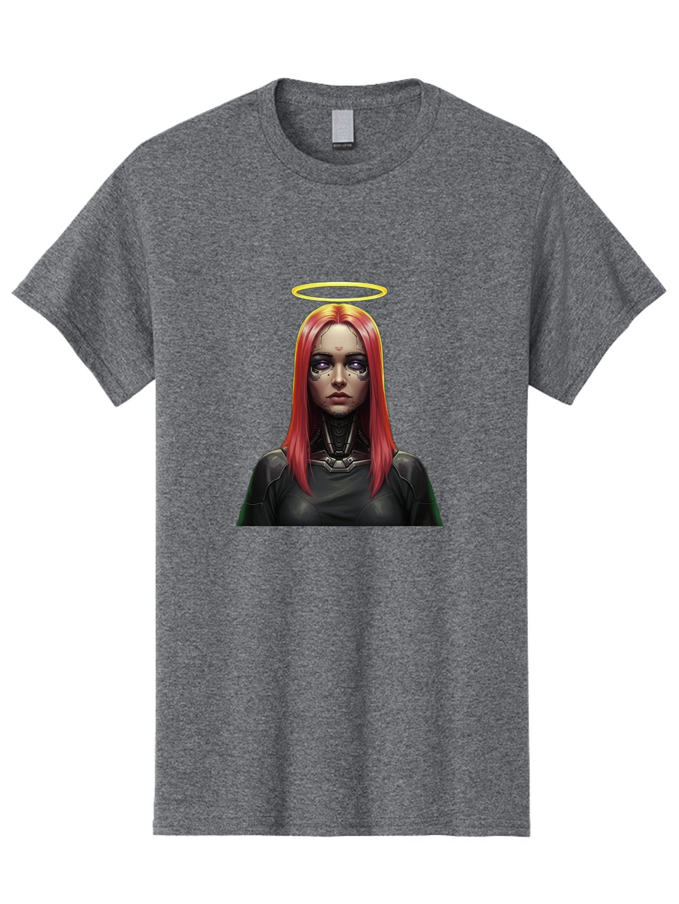 Red-Haired-Woman-With-Halo Men'S Graphic Tee, 100% Cotton, Comfortable Casual Summer Wear, Machine Washable, Vintage Camera, Old Camera, Antique Camera, Black Camera, Classic Photography, Photography Equipment, Nostalgic Device, Film Camera, Bal220