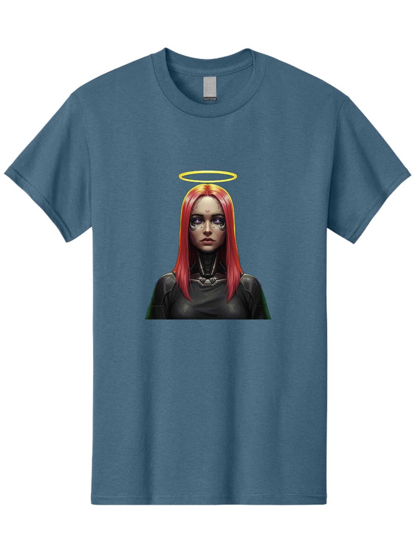 Red-Haired-Woman-With-Halo Men'S Graphic Tee, 100% Cotton, Comfortable Casual Summer Wear, Machine Washable, Vintage Camera, Old Camera, Antique Camera, Black Camera, Classic Photography, Photography Equipment, Nostalgic Device, Film Camera, Bal220 6