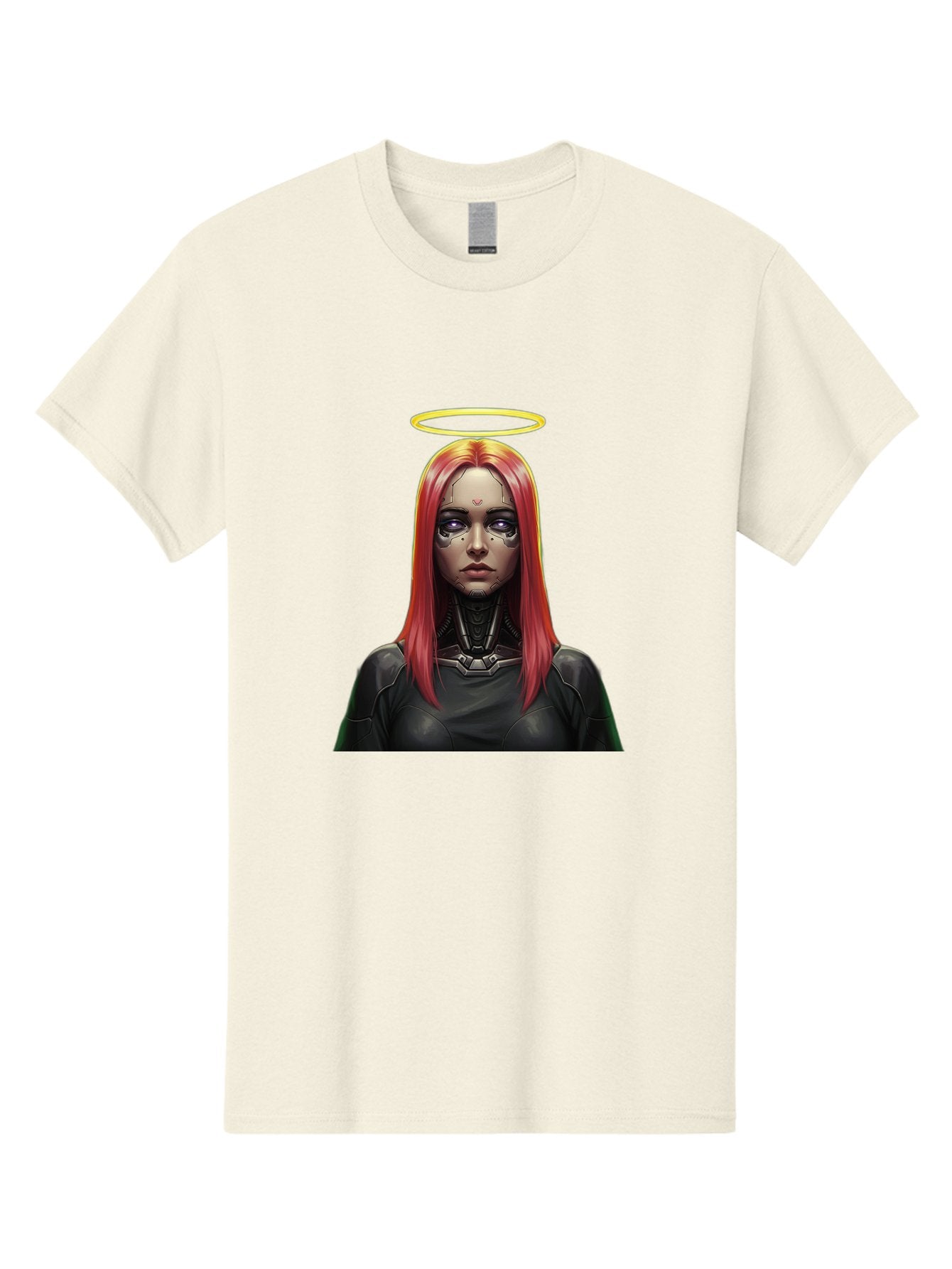 Red-Haired-Woman-With-Halo Men'S Graphic Tee, 100% Cotton, Comfortable Casual Summer Wear, Machine Washable, Vintage Camera, Old Camera, Antique Camera, Black Camera, Classic Photography, Photography Equipment, Nostalgic Device, Film Camera, Bal220 12