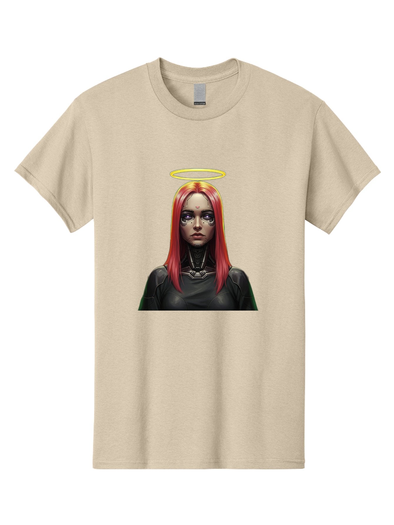 Red-Haired-Woman-With-Halo Men'S Graphic Tee, 100% Cotton, Comfortable Casual Summer Wear, Machine Washable, Vintage Camera, Old Camera, Antique Camera, Black Camera, Classic Photography, Photography Equipment, Nostalgic Device, Film Camera, Bal220 13