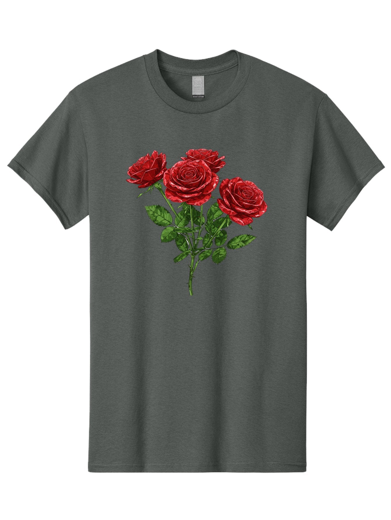 Red-Roses-1 Men'S Graphic Tee, 100% Cotton, Comfortable Casual Summer Wear, Machine Washable, Vintage Camera, Old Camera, Antique Camera, Black Camera, Classic Photography, Photography Equipment, Nostalgic Device, Film Camera, Camera Art Bal224 14