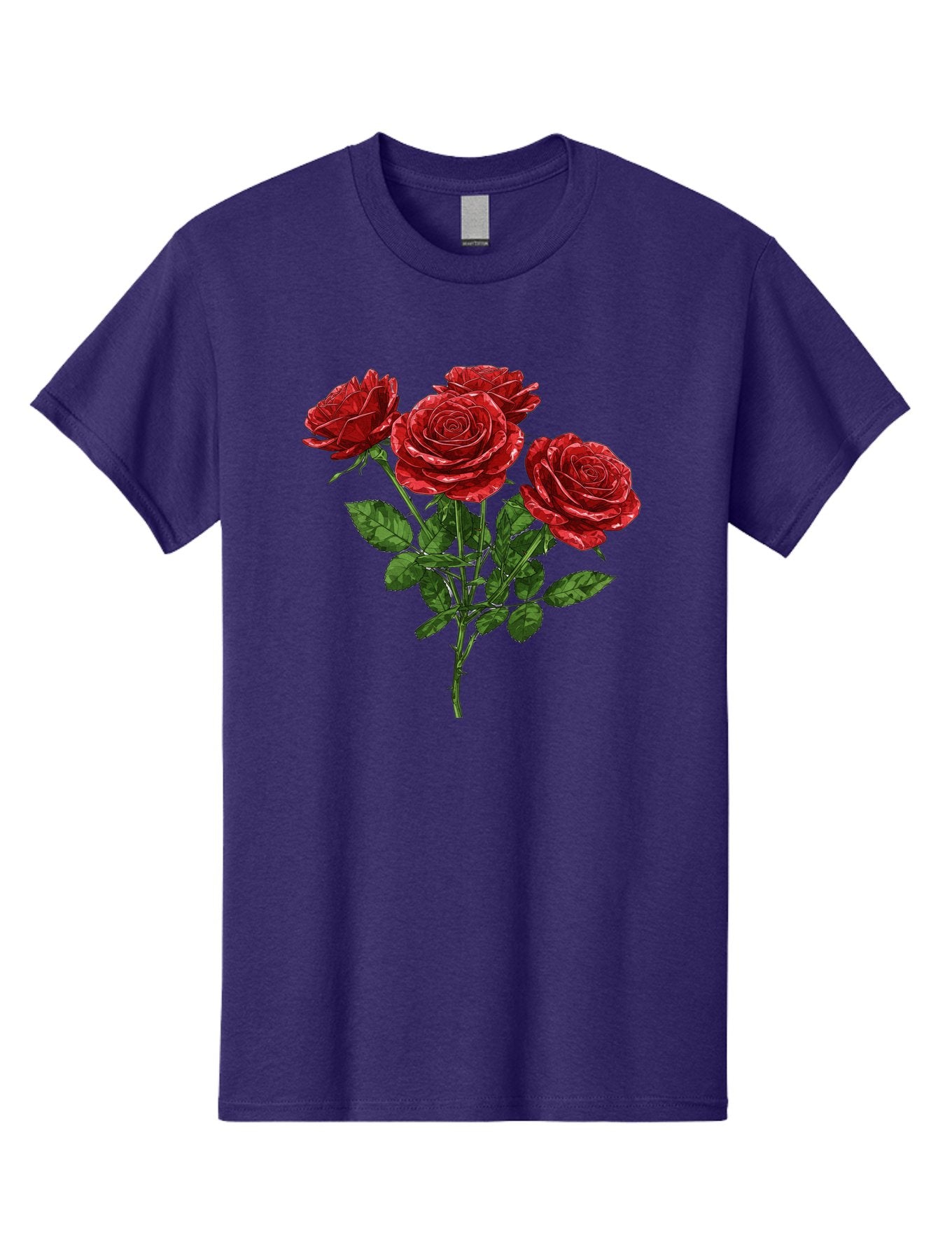 Red-Roses-1 Men'S Graphic Tee, 100% Cotton, Comfortable Casual Summer Wear, Machine Washable, Vintage Camera, Old Camera, Antique Camera, Black Camera, Classic Photography, Photography Equipment, Nostalgic Device, Film Camera, Camera Art Bal224 11