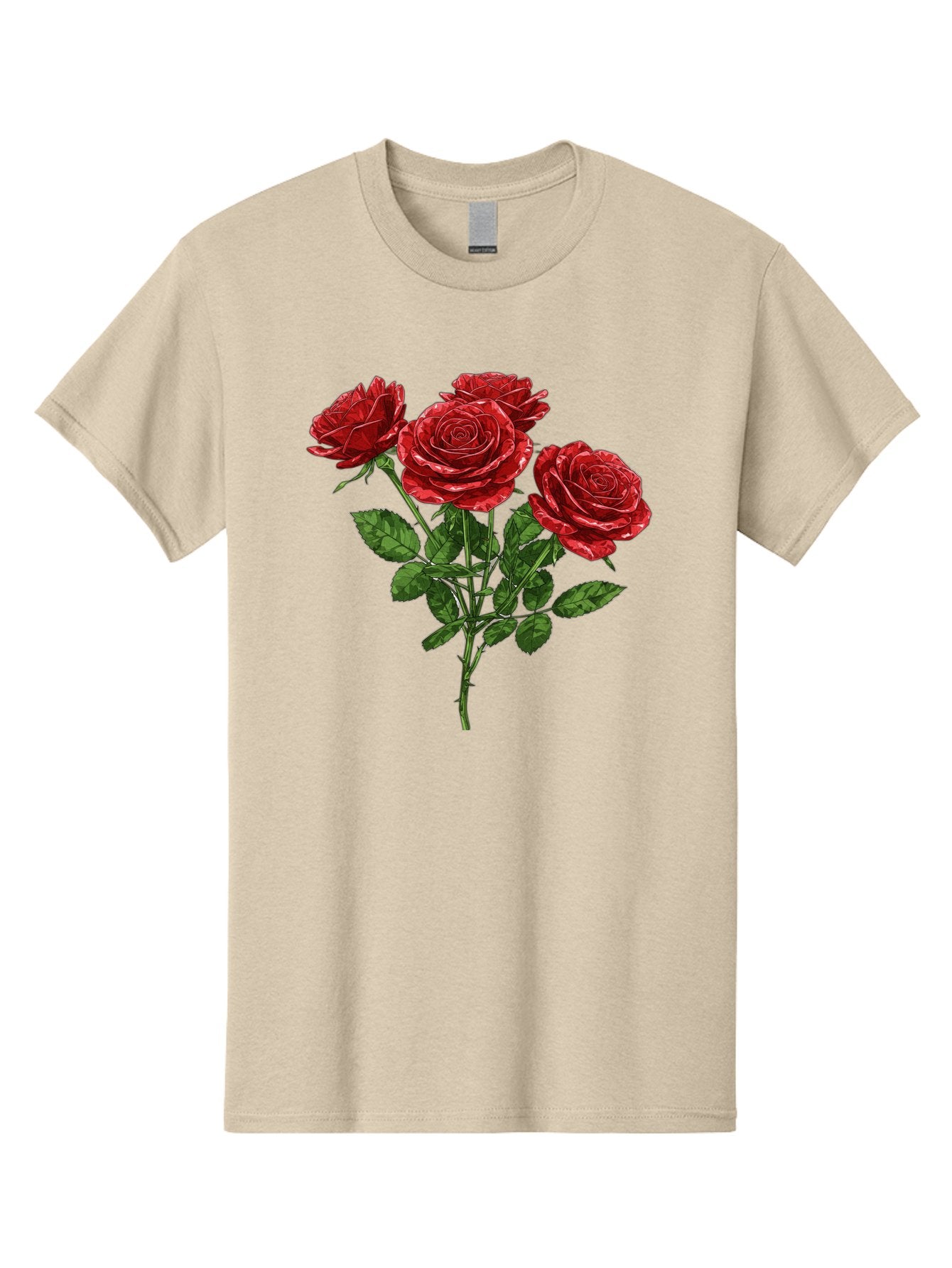 Red-Roses-1 Men'S Graphic Tee, 100% Cotton, Comfortable Casual Summer Wear, Machine Washable, Vintage Camera, Old Camera, Antique Camera, Black Camera, Classic Photography, Photography Equipment, Nostalgic Device, Film Camera, Camera Art Bal224 5
