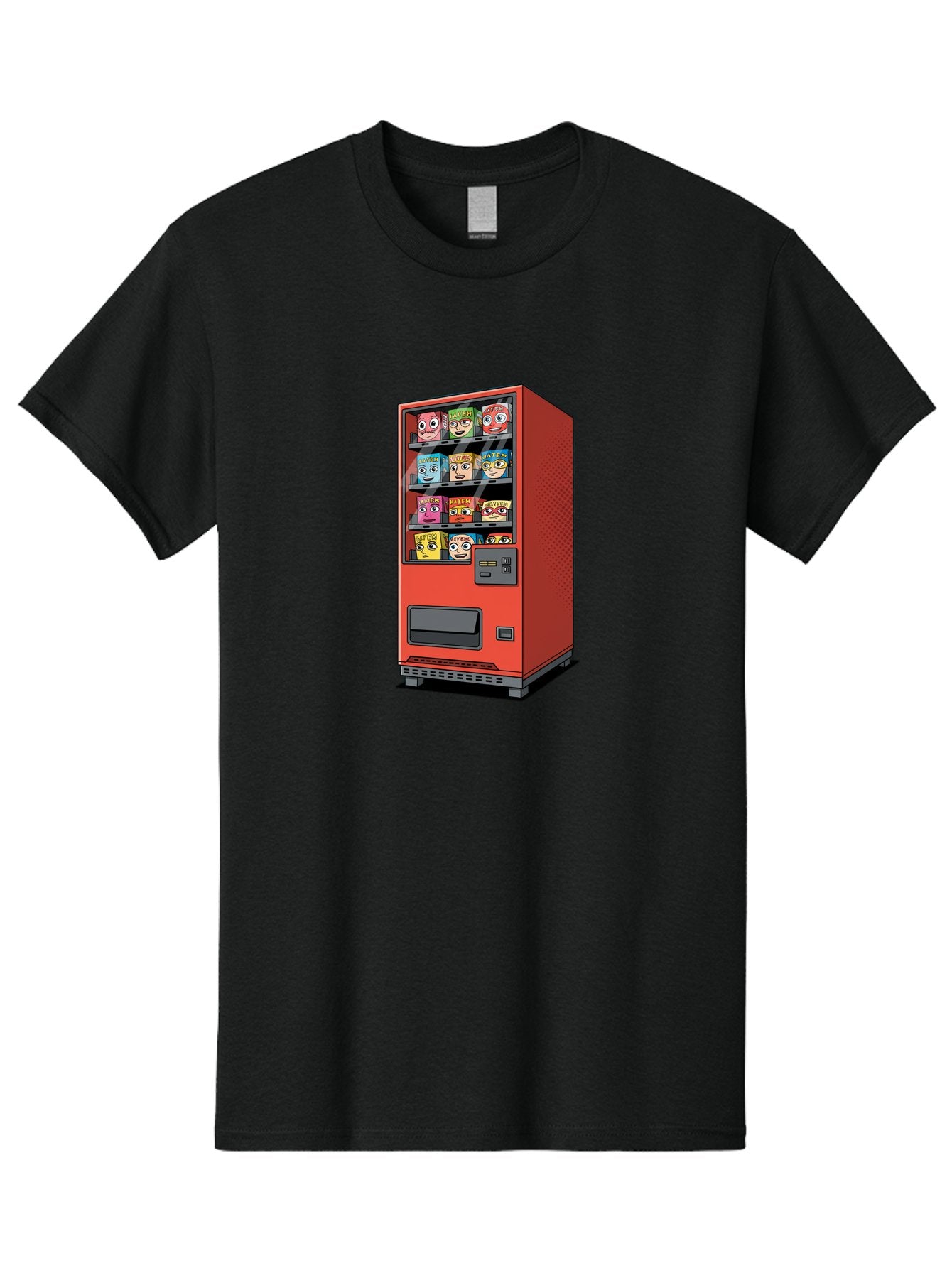 Red-Vending-Machine-1 Men'S Graphic Tee, 100% Cotton, Comfortable Casual Summer Wear, Machine Washable, Vintage Camera, Old Camera, Antique Camera, Black Camera, Classic Photography, Photography Equipment, Nostalgic Device, Film Camera, Bal226 3