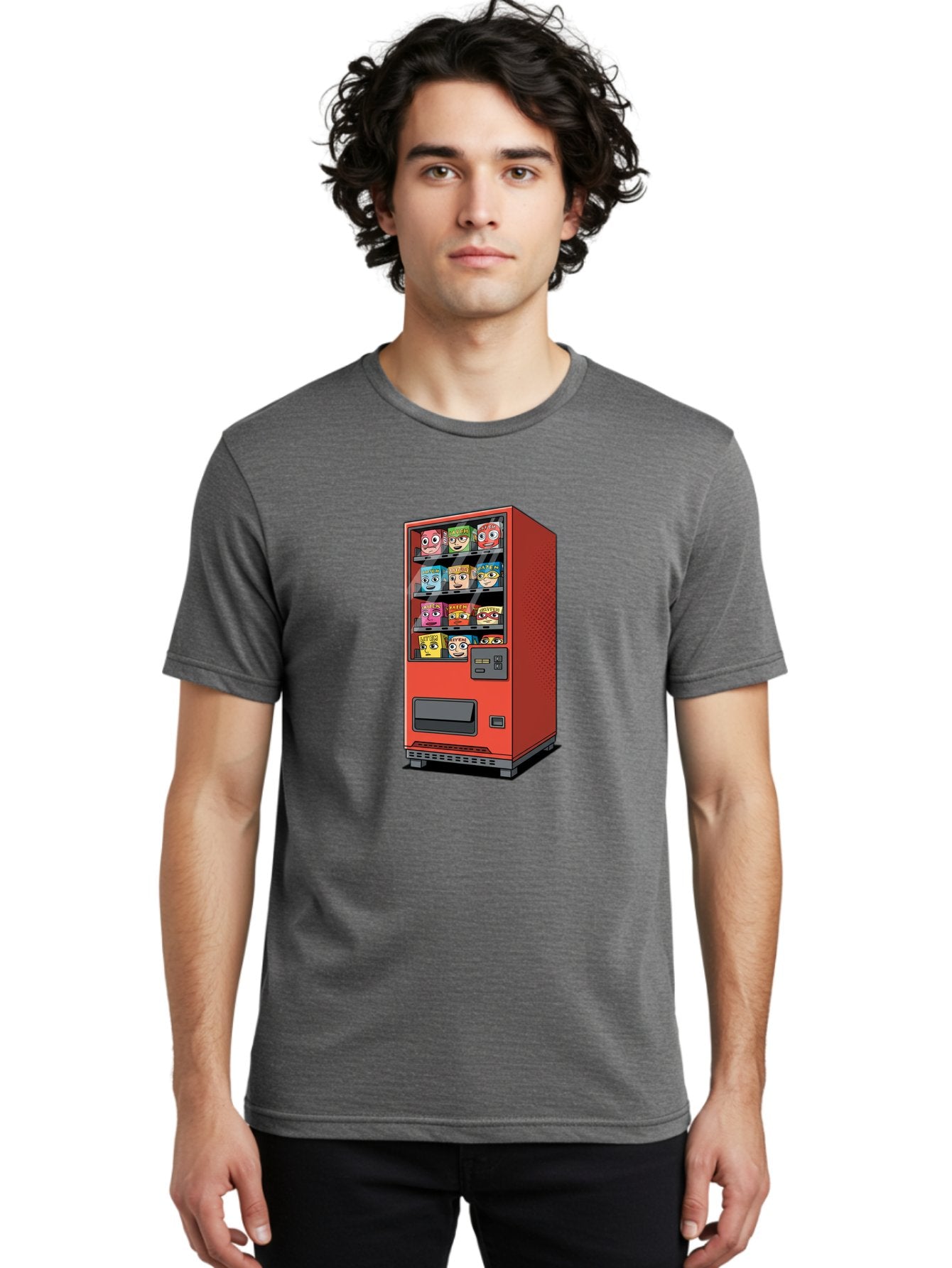 Red-Vending-Machine-1 Men'S Graphic Tee, 100% Cotton, Comfortable Casual Summer Wear, Machine Washable, Vintage Camera, Old Camera, Antique Camera, Black Camera, Classic Photography, Photography Equipment, Nostalgic Device, Film Camera, Bal226 19