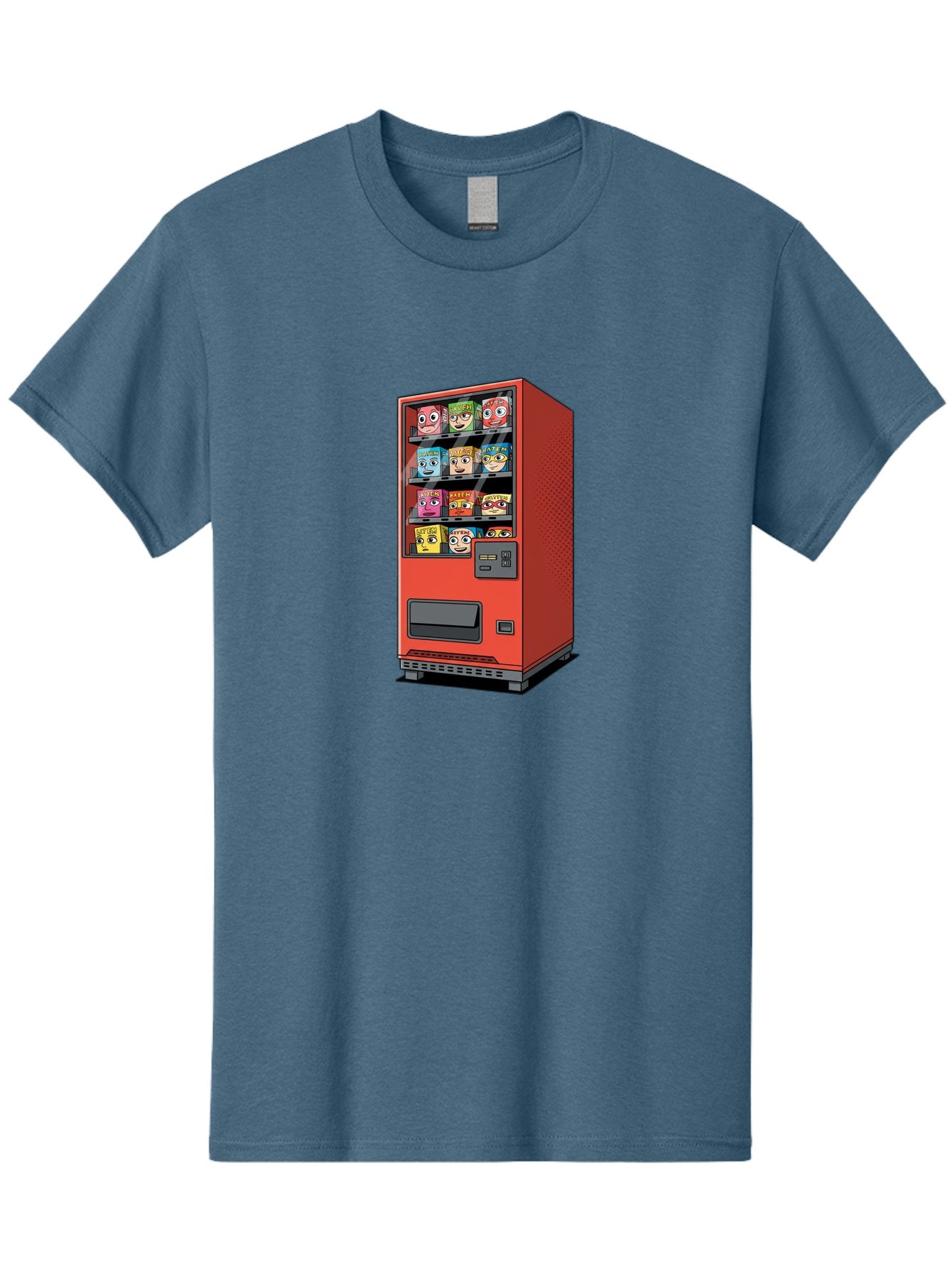 Red-Vending-Machine-1 Men'S Graphic Tee, 100% Cotton, Comfortable Casual Summer Wear, Machine Washable, Vintage Camera, Old Camera, Antique Camera, Black Camera, Classic Photography, Photography Equipment, Nostalgic Device, Film Camera, Bal226 5