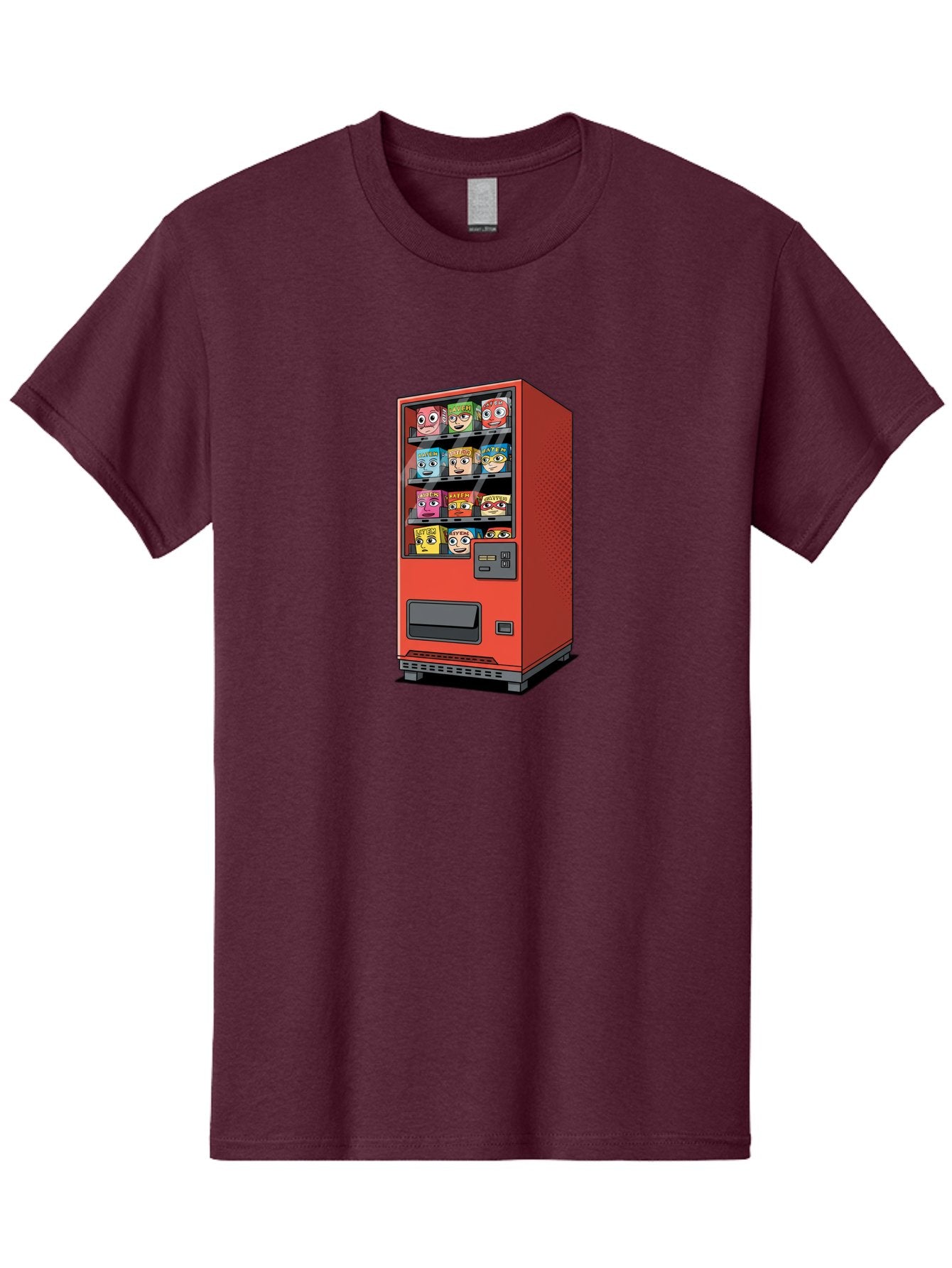 Red-Vending-Machine-1 Men'S Graphic Tee, 100% Cotton, Comfortable Casual Summer Wear, Machine Washable, Vintage Camera, Old Camera, Antique Camera, Black Camera, Classic Photography, Photography Equipment, Nostalgic Device, Film Camera, Bal226 8