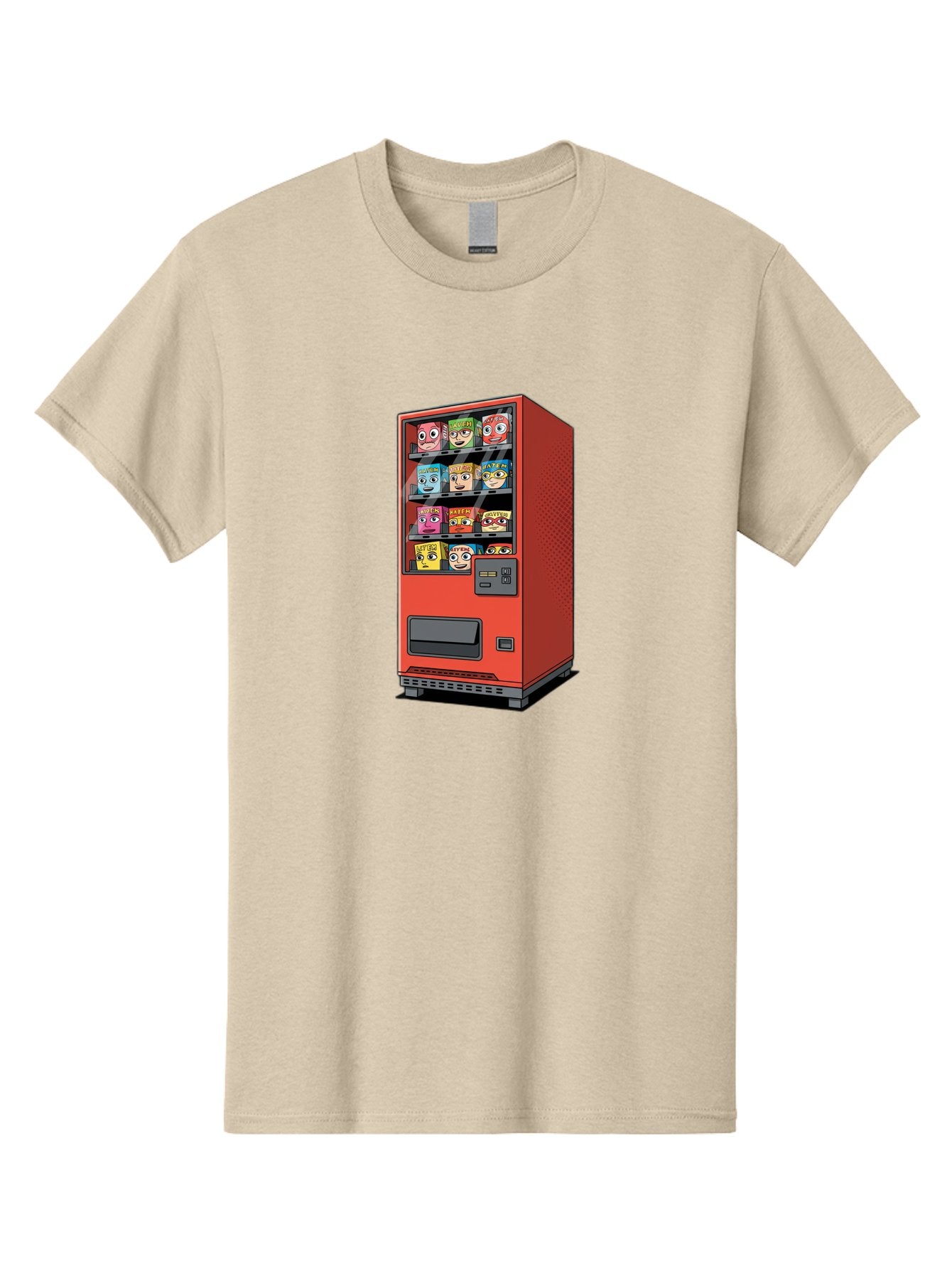 Red-Vending-Machine-1 Men'S Graphic Tee, 100% Cotton, Comfortable Casual Summer Wear, Machine Washable, Vintage Camera, Old Camera, Antique Camera, Black Camera, Classic Photography, Photography Equipment, Nostalgic Device, Film Camera, Bal226 14