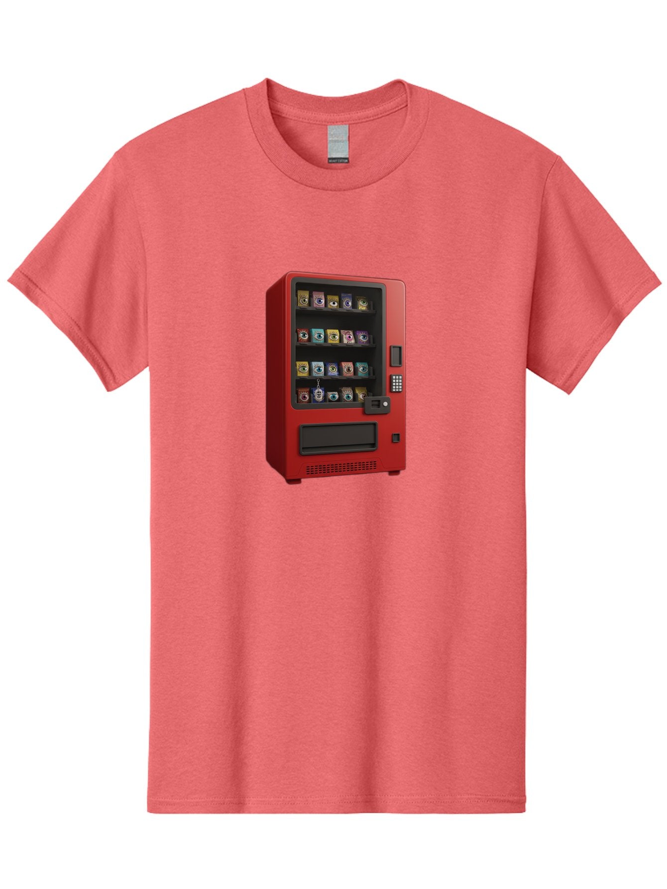 Red-Vending-Machine Men'S Graphic Tee, 100% Cotton, Comfortable Casual Summer Wear, Machine Washable, Vintage Camera, Old Camera, Antique Camera, Black Camera, Classic Photography, Photography Equipment, Nostalgic Device, Film Camera, Bal227 11