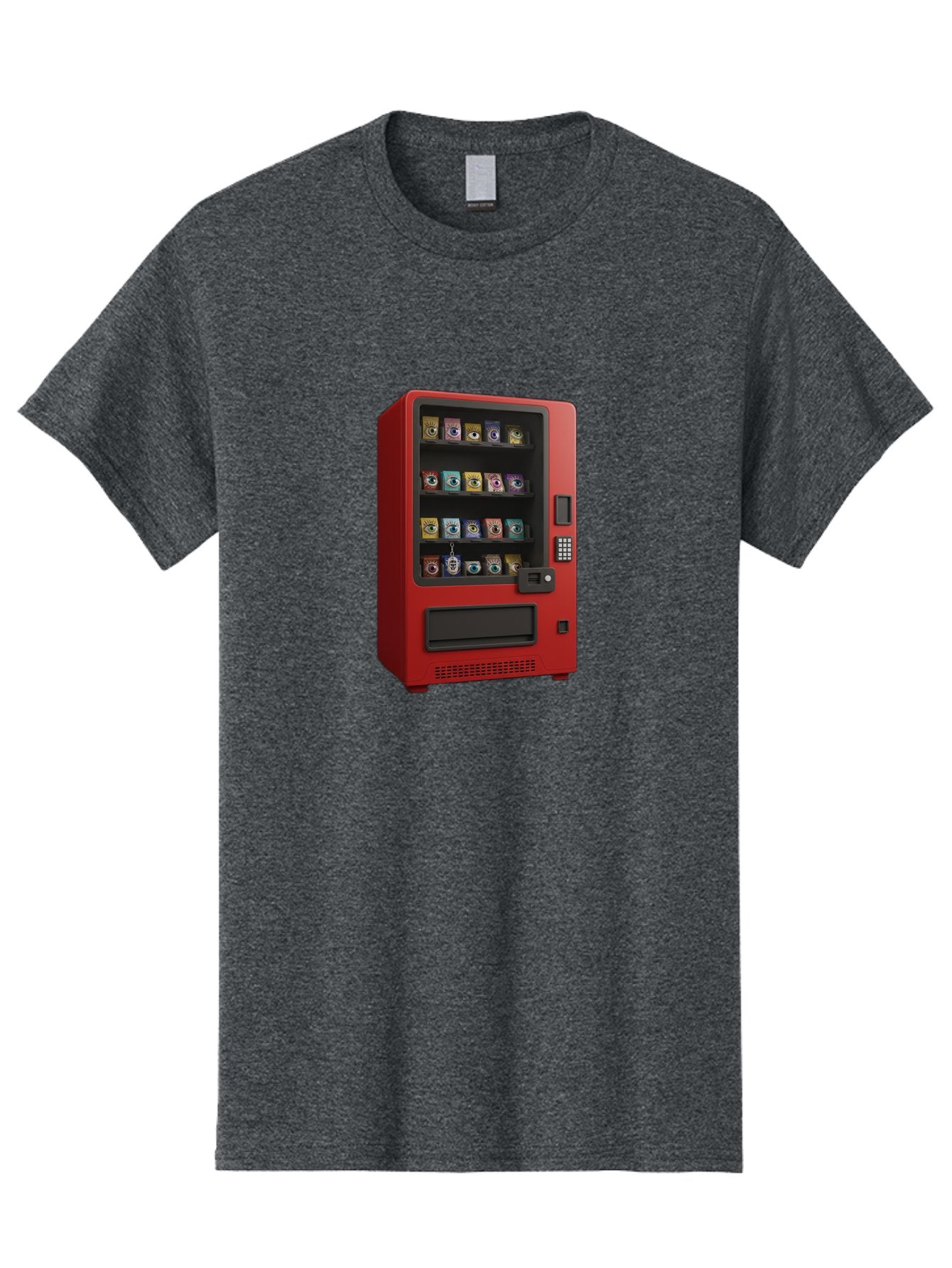 Red-Vending-Machine Men'S Graphic Tee, 100% Cotton, Comfortable Casual Summer Wear, Machine Washable, Vintage Camera, Old Camera, Antique Camera, Black Camera, Classic Photography, Photography Equipment, Nostalgic Device, Film Camera, Bal227 4