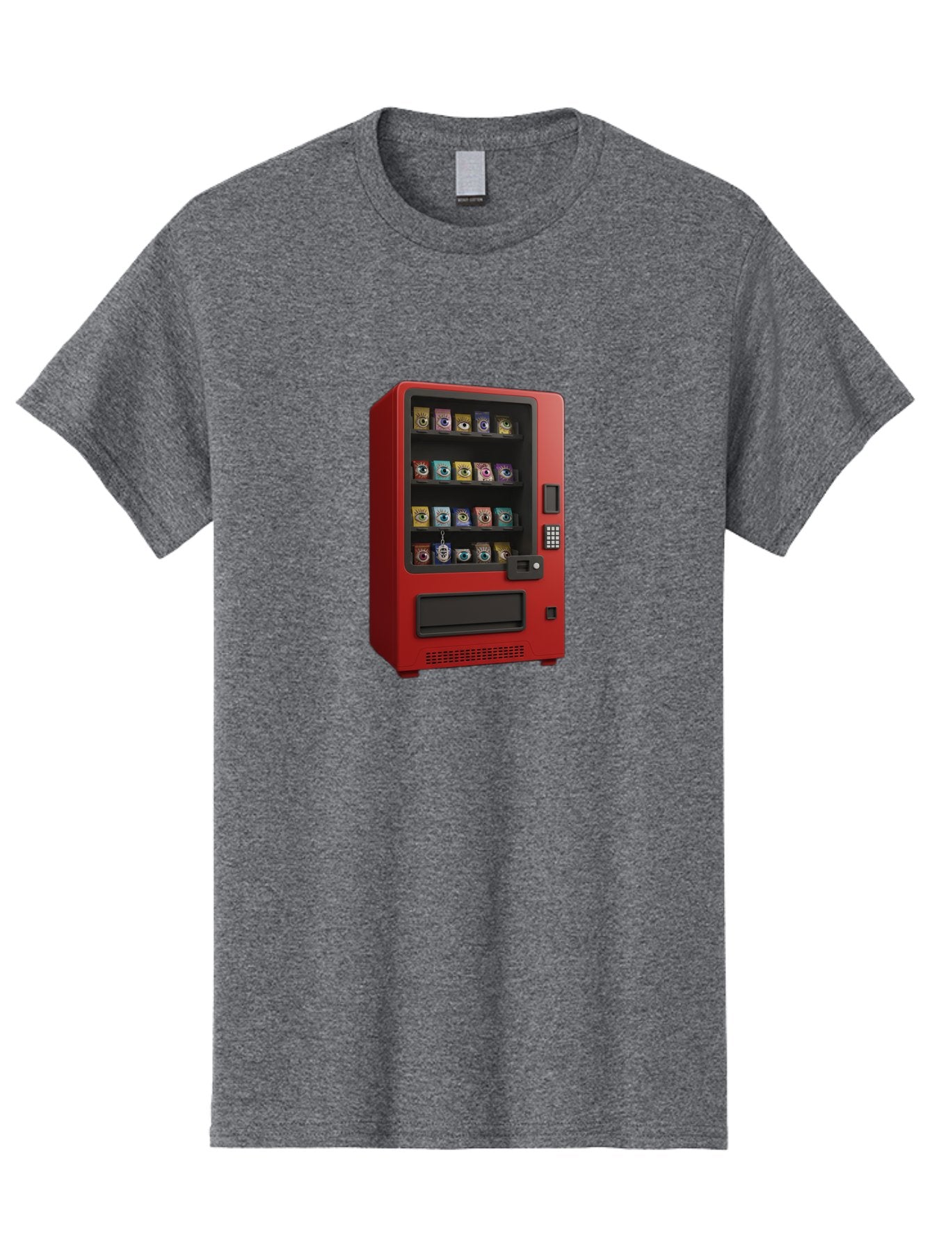 Red-Vending-Machine Men'S Graphic Tee, 100% Cotton, Comfortable Casual Summer Wear, Machine Washable, Vintage Camera, Old Camera, Antique Camera, Black Camera, Classic Photography, Photography Equipment, Nostalgic Device, Film Camera, Bal227 6