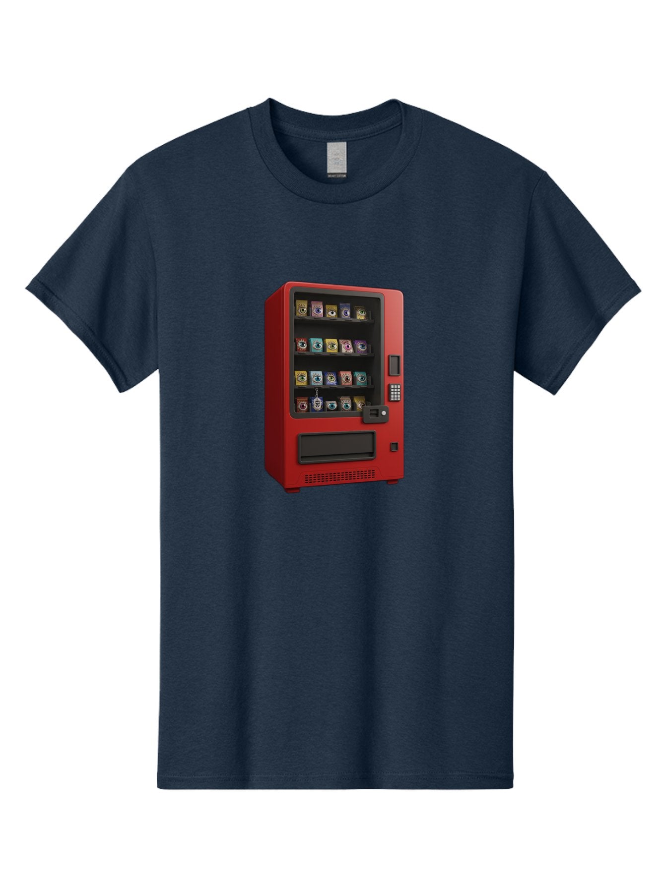 Red-Vending-Machine Men'S Graphic Tee, 100% Cotton, Comfortable Casual Summer Wear, Machine Washable, Vintage Camera, Old Camera, Antique Camera, Black Camera, Classic Photography, Photography Equipment, Nostalgic Device, Film Camera, Bal227 9