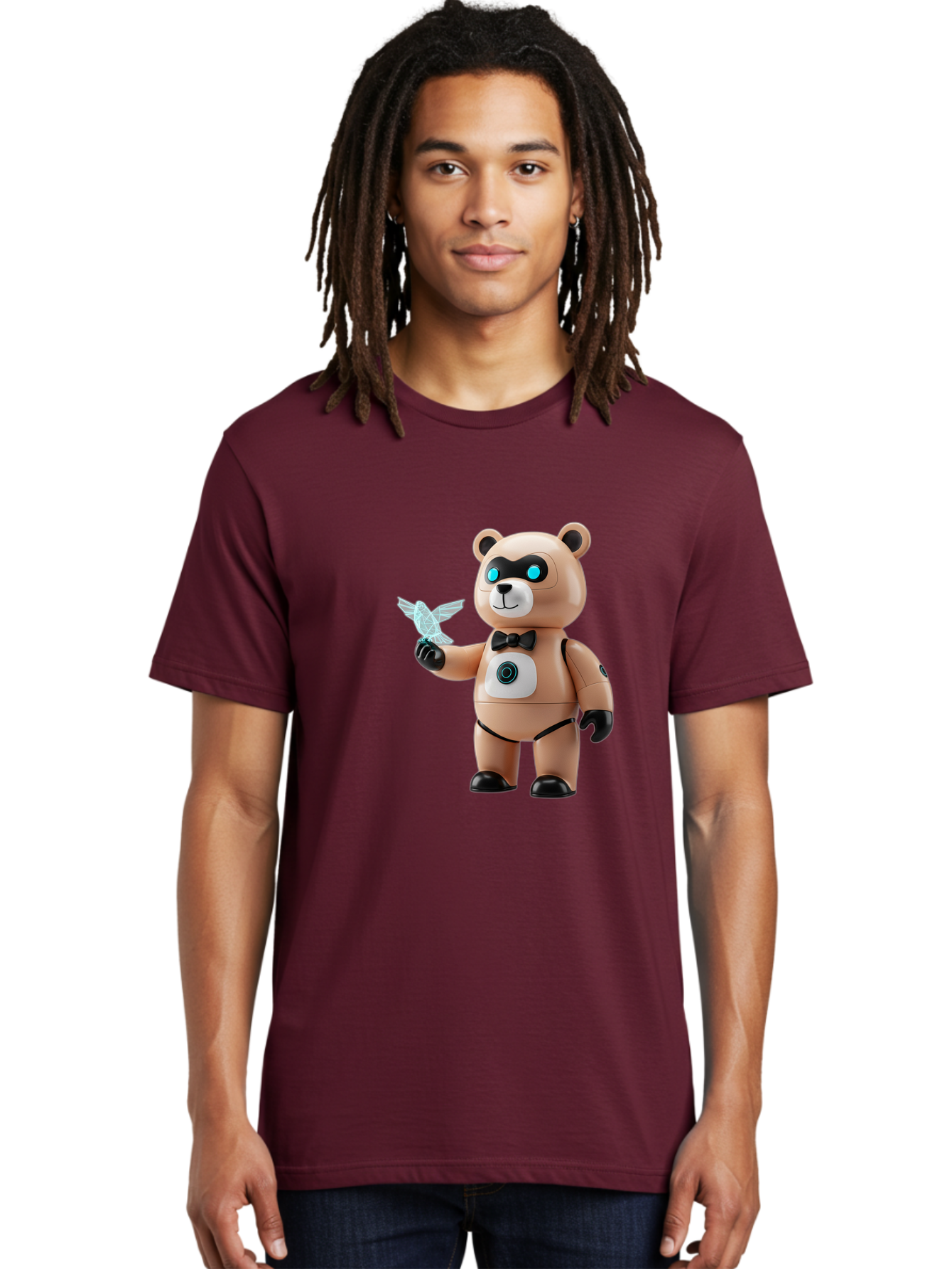 Robear Men'S Graphic Tee, 100% Cotton, Comfortable Casual Summer Wear, Machine Washable, Vintage Camera, Old Camera, Antique Camera, Black Camera, Classic Photography, Photography Equipment, Nostalgic Device, Film Camera, Camera Art Bal232 27