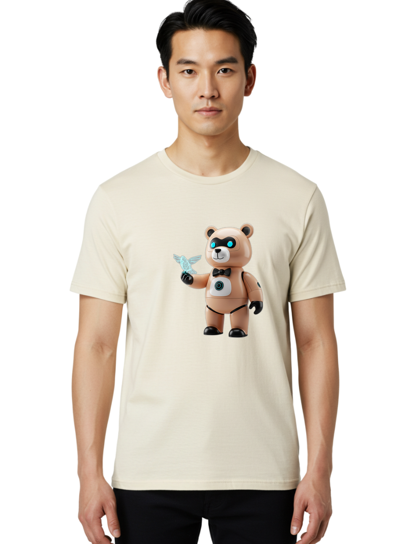 Robear Men'S Graphic Tee, 100% Cotton, Comfortable Casual Summer Wear, Machine Washable, Vintage Camera, Old Camera, Antique Camera, Black Camera, Classic Photography, Photography Equipment, Nostalgic Device, Film Camera, Camera Art Bal232 20