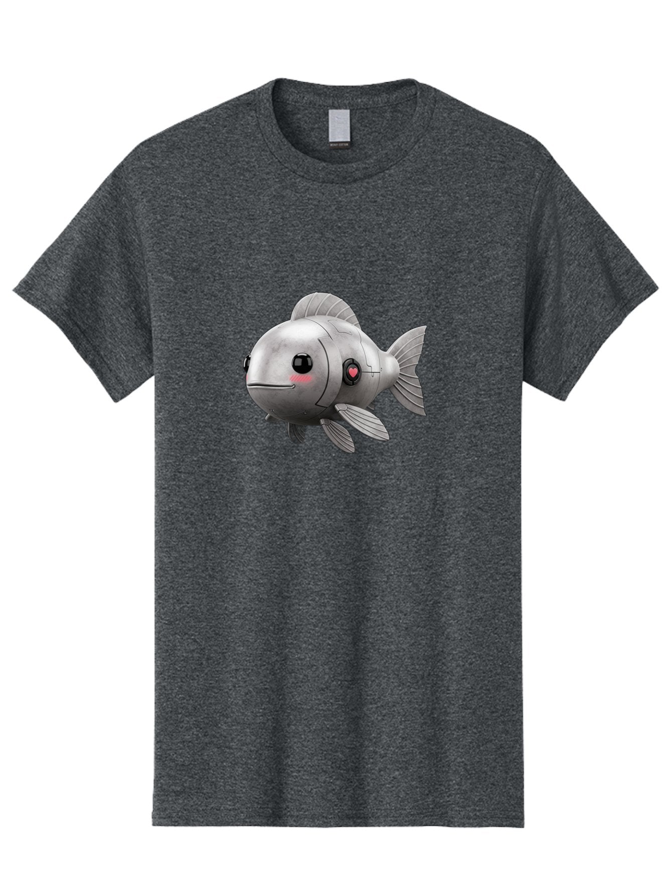 Robo-Fish-1 Men'S Graphic Tee, 100% Cotton, Comfortable Casual Summer Wear, Machine Washable, Vintage Camera, Old Camera, Antique Camera, Black Camera, Classic Photography, Photography Equipment, Nostalgic Device, Film Camera, Camera Art Bal233 3