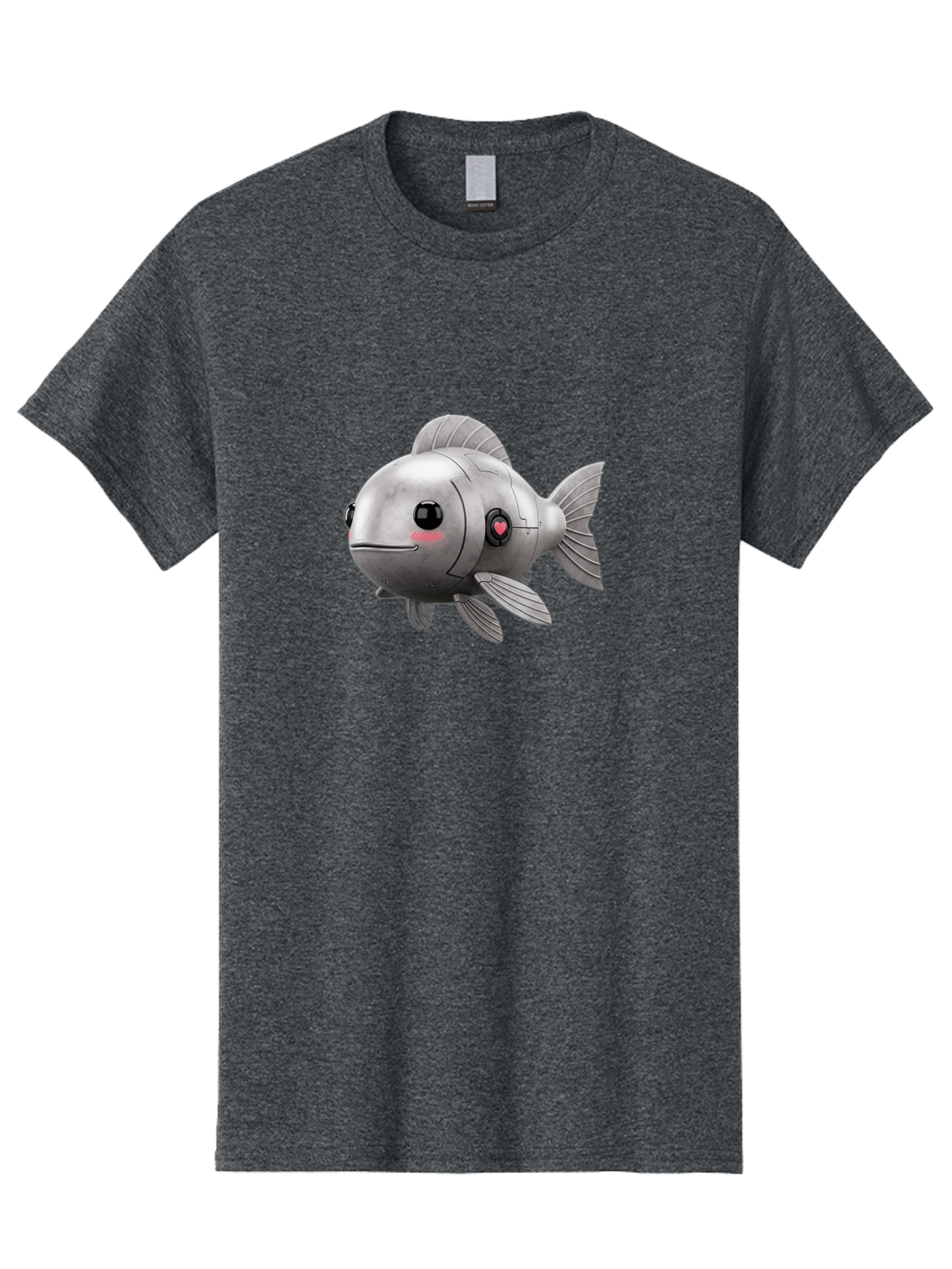 Robo-Fish-1 Men'S Graphic Tee, 100% Cotton, Comfortable Casual Summer Wear, Machine Washable, Vintage Camera, Old Camera, Antique Camera, Black Camera, Classic Photography, Photography Equipment, Nostalgic Device, Film Camera, Camera Art Bal233 9
