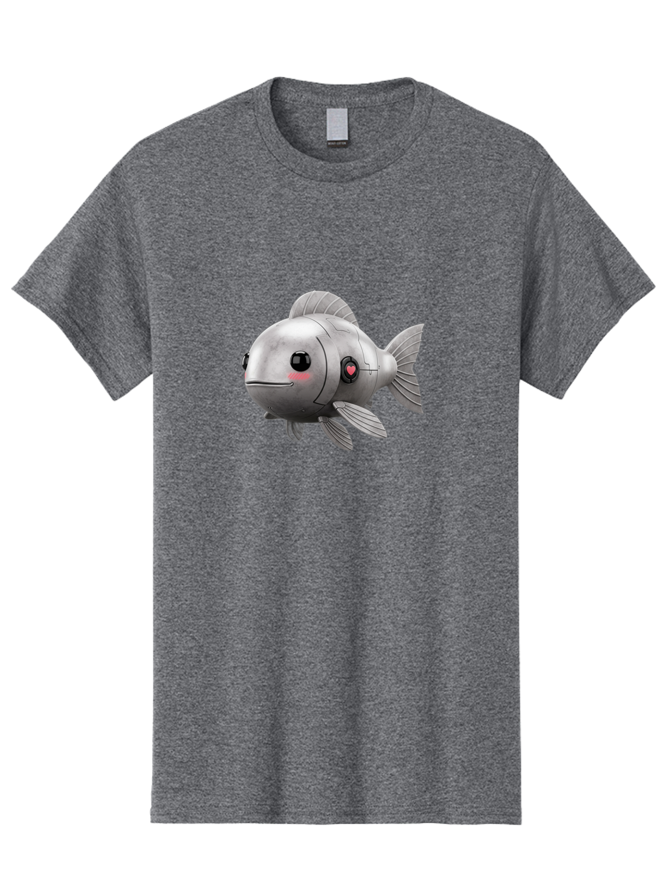 Robo-Fish-1 Men'S Graphic Tee, 100% Cotton, Comfortable Casual Summer Wear, Machine Washable, Vintage Camera, Old Camera, Antique Camera, Black Camera, Classic Photography, Photography Equipment, Nostalgic Device, Film Camera, Camera Art Bal233 7