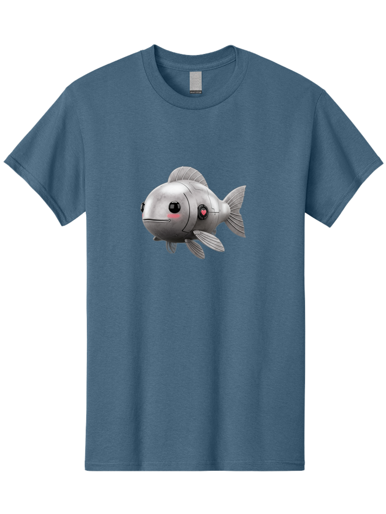 Robo-Fish-1 Men'S Graphic Tee, 100% Cotton, Comfortable Casual Summer Wear, Machine Washable, Vintage Camera, Old Camera, Antique Camera, Black Camera, Classic Photography, Photography Equipment, Nostalgic Device, Film Camera, Camera Art Bal233