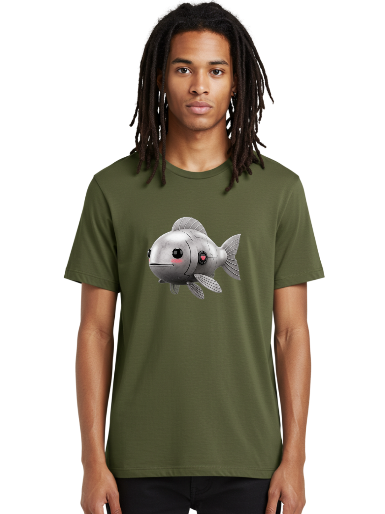 Robo-Fish-1 Men'S Graphic Tee, 100% Cotton, Comfortable Casual Summer Wear, Machine Washable, Vintage Camera, Old Camera, Antique Camera, Black Camera, Classic Photography, Photography Equipment, Nostalgic Device, Film Camera, Camera Art Bal233 17