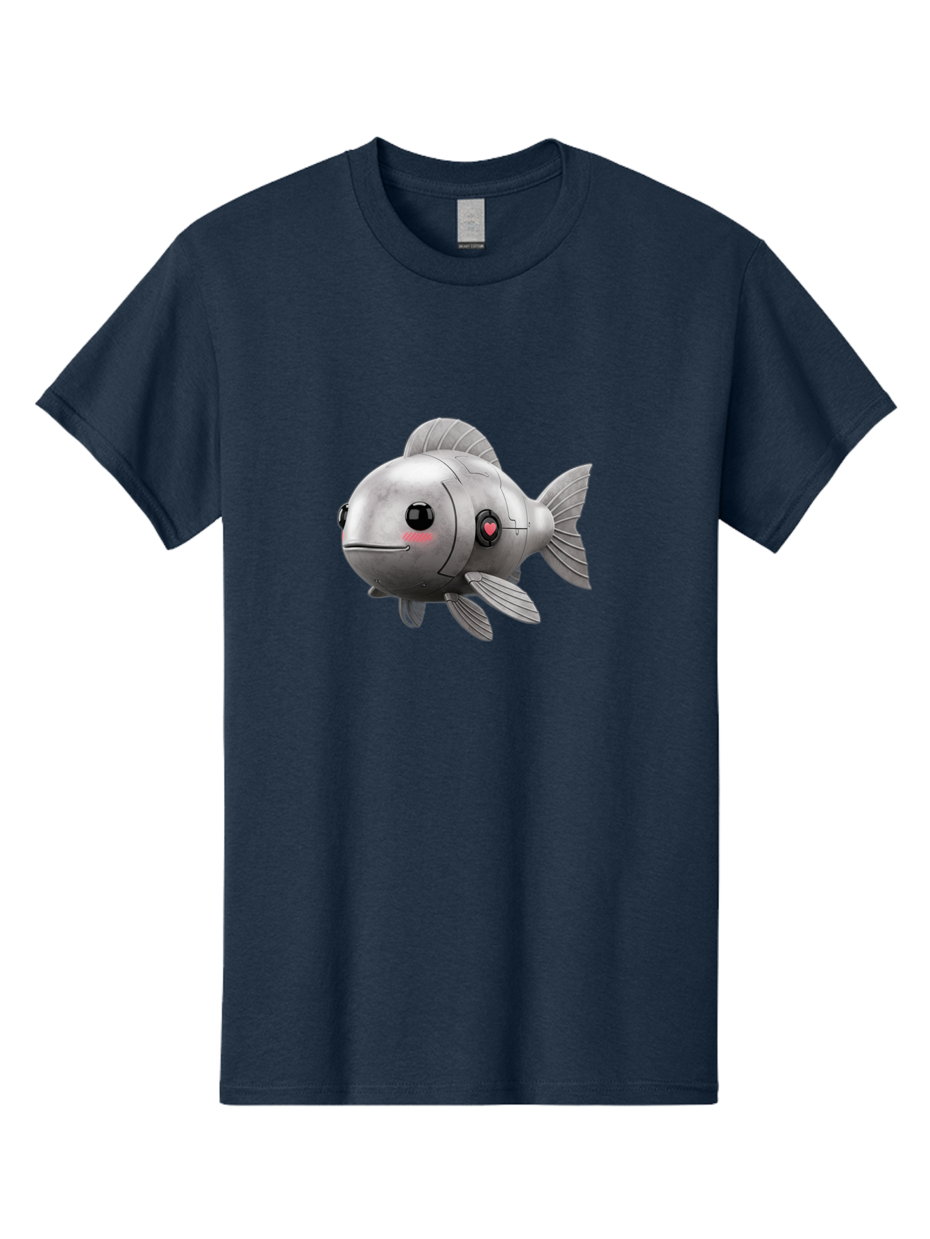 Robo-Fish-1 Men'S Graphic Tee, 100% Cotton, Comfortable Casual Summer Wear, Machine Washable, Vintage Camera, Old Camera, Antique Camera, Black Camera, Classic Photography, Photography Equipment, Nostalgic Device, Film Camera, Camera Art Bal233 3