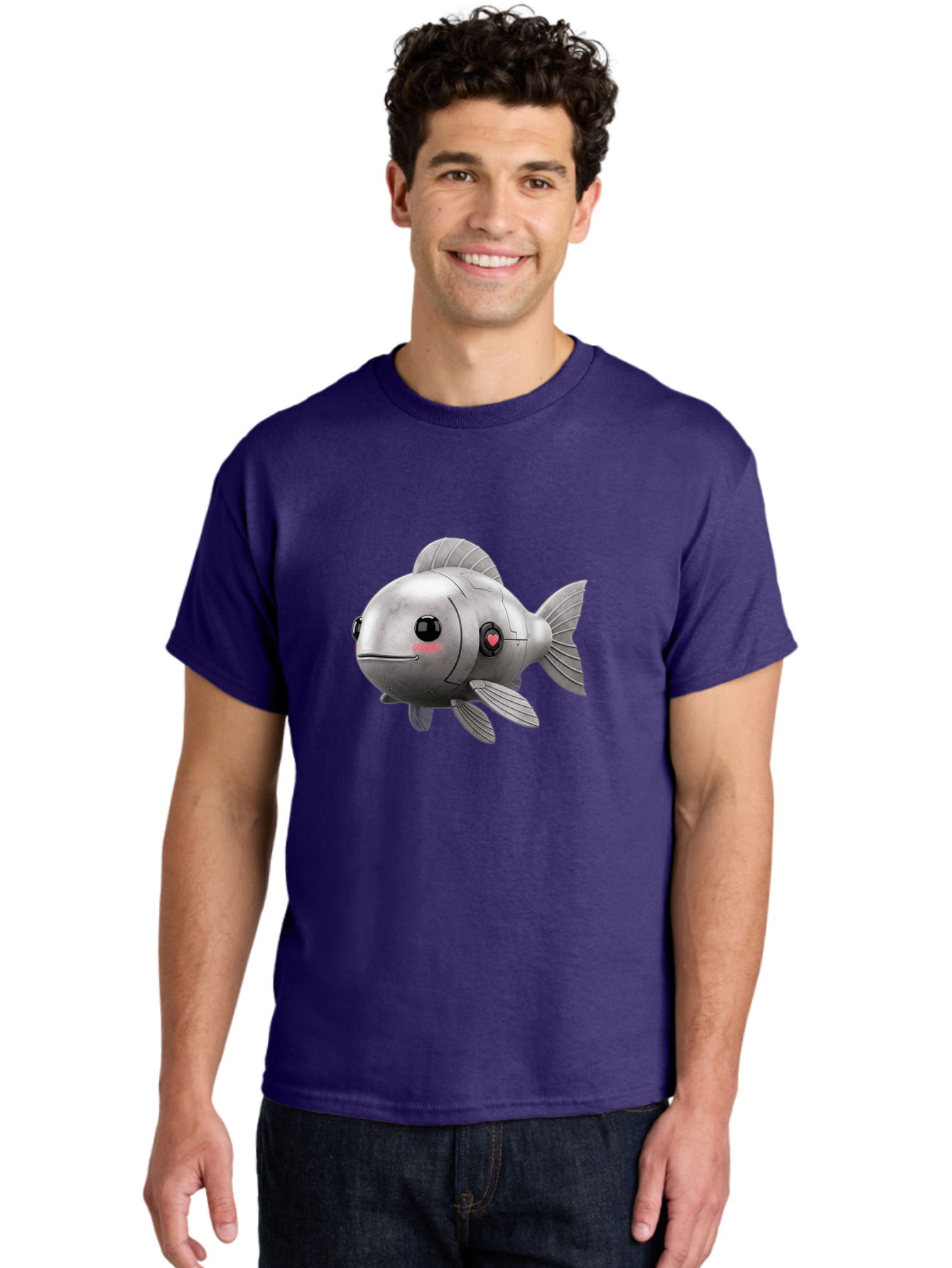 Robo-Fish-1 Men'S Graphic Tee, 100% Cotton, Comfortable Casual Summer Wear, Machine Washable, Vintage Camera, Old Camera, Antique Camera, Black Camera, Classic Photography, Photography Equipment, Nostalgic Device, Film Camera, Camera Art Bal233 27