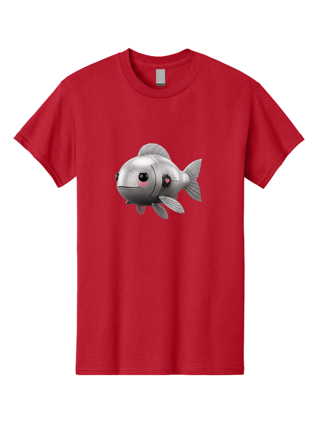 Robo-Fish-1 Men'S Graphic Tee, 100% Cotton, Comfortable Casual Summer Wear, Machine Washable, Vintage Camera, Old Camera, Antique Camera, Black Camera, Classic Photography, Photography Equipment, Nostalgic Device, Film Camera, Camera Art Bal233 8