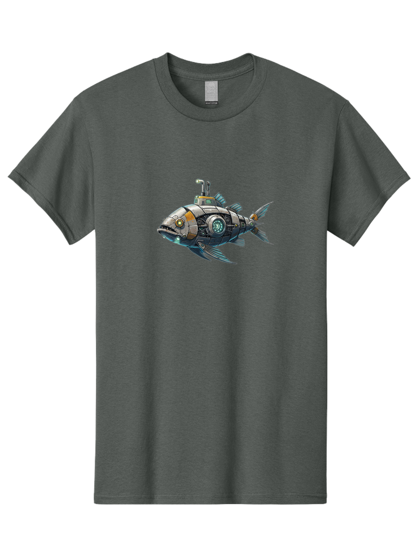 Robo-Fish-2 Men'S Graphic Tee, 100% Cotton, Comfortable Casual Summer Wear, Machine Washable, Vintage Camera, Old Camera, Antique Camera, Black Camera, Classic Photography, Photography Equipment, Nostalgic Device, Film Camera, Camera Art Bal234 15