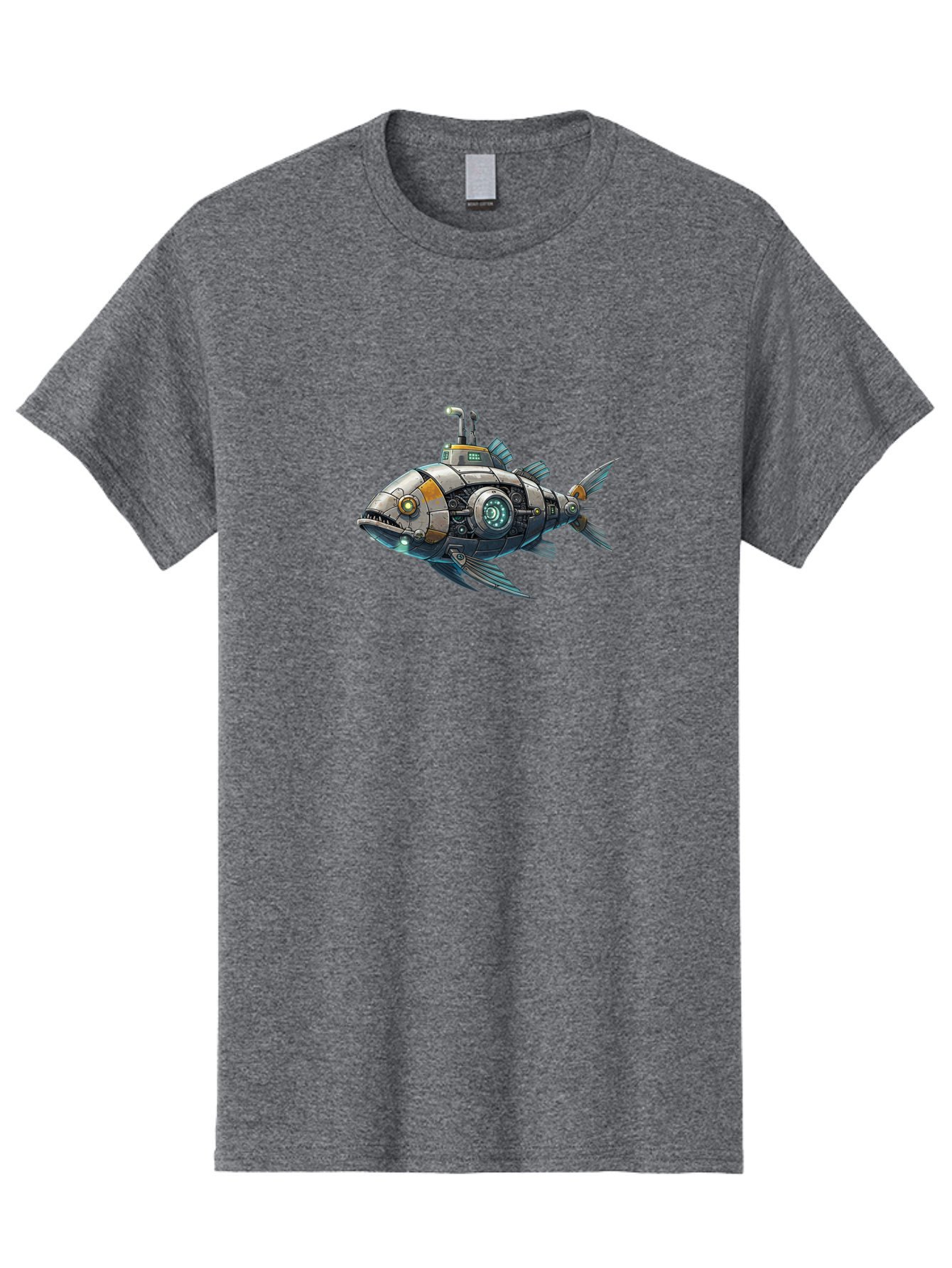 Robo-Fish-2 Men'S Graphic Tee, 100% Cotton, Comfortable Casual Summer Wear, Machine Washable, Vintage Camera, Old Camera, Antique Camera, Black Camera, Classic Photography, Photography Equipment, Nostalgic Device, Film Camera, Camera Art Bal234 13
