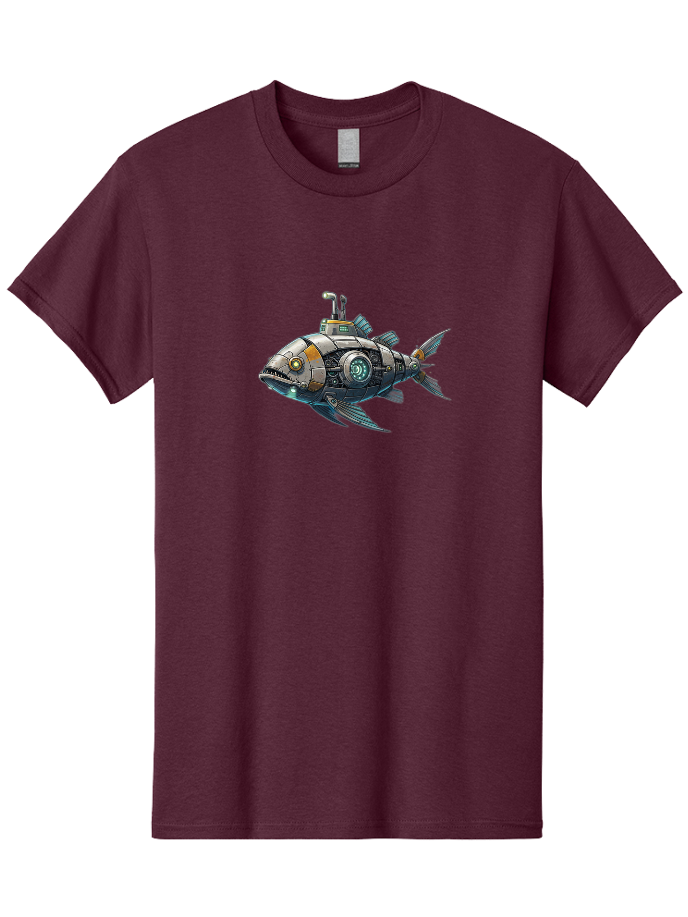 Robo-Fish-2 Men'S Graphic Tee, 100% Cotton, Comfortable Casual Summer Wear, Machine Washable, Vintage Camera, Old Camera, Antique Camera, Black Camera, Classic Photography, Photography Equipment, Nostalgic Device, Film Camera, Camera Art Bal234 6