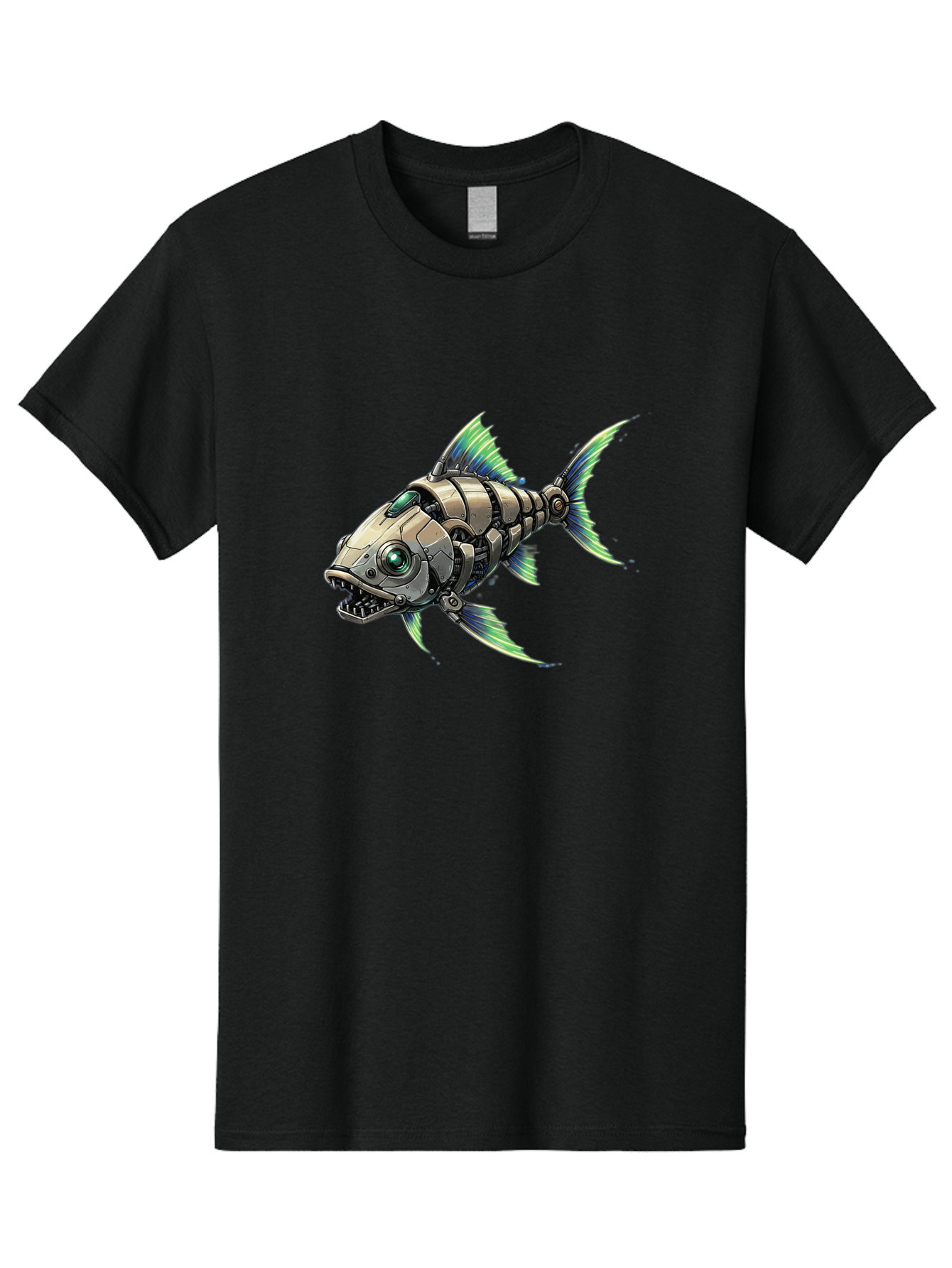Robo-Fish-3 Men'S Graphic Tee, 100% Cotton, Comfortable Casual Summer Wear, Machine Washable, Vintage Camera, Old Camera, Antique Camera, Black Camera, Classic Photography, Photography Equipment, Nostalgic Device, Film Camera, Camera Art Bal235 11
