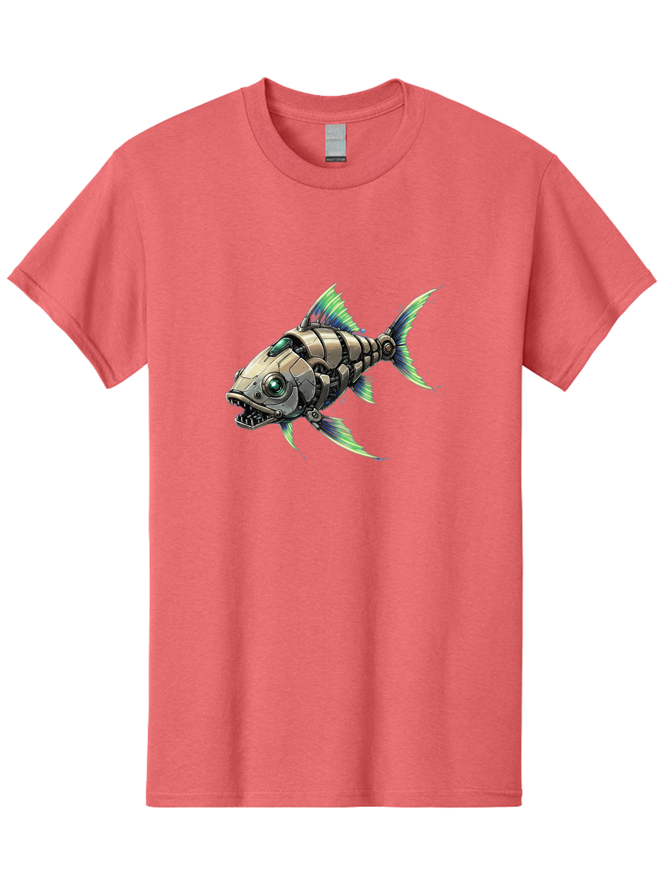 Robo-Fish-3 Men'S Graphic Tee, 100% Cotton, Comfortable Casual Summer Wear, Machine Washable, Vintage Camera, Old Camera, Antique Camera, Black Camera, Classic Photography, Photography Equipment, Nostalgic Device, Film Camera, Camera Art Bal235 10