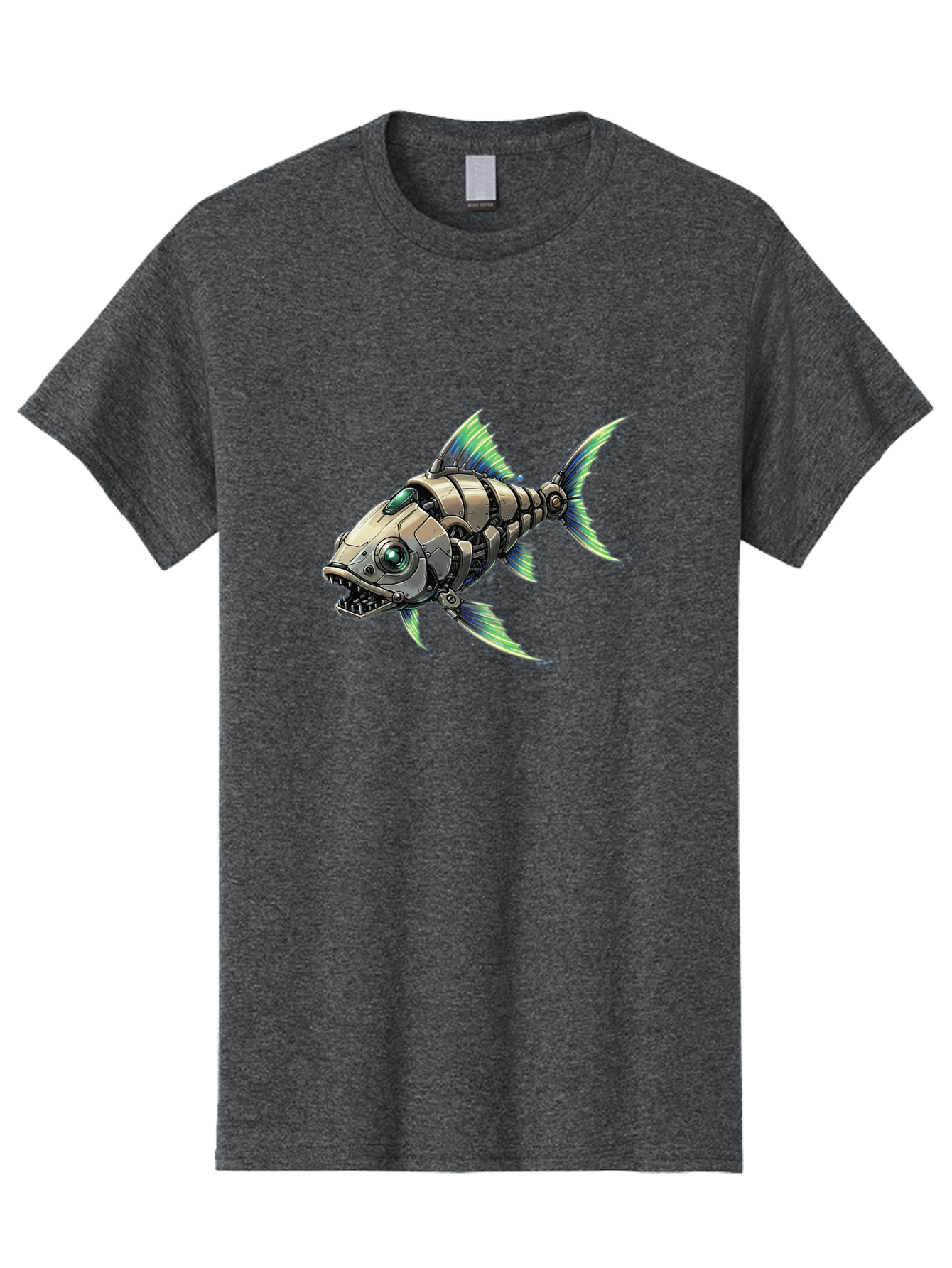 Robo-Fish-3 Men'S Graphic Tee, 100% Cotton, Comfortable Casual Summer Wear, Machine Washable, Vintage Camera, Old Camera, Antique Camera, Black Camera, Classic Photography, Photography Equipment, Nostalgic Device, Film Camera, Camera Art Bal235 8