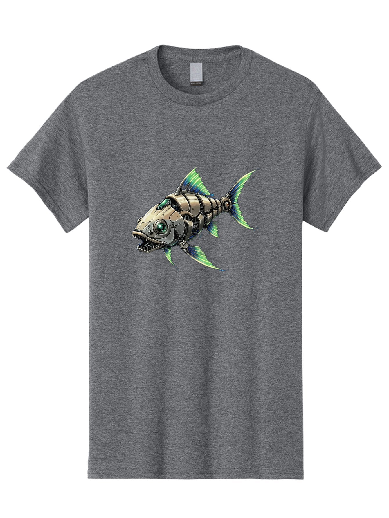 Robo-Fish-3 Men'S Graphic Tee, 100% Cotton, Comfortable Casual Summer Wear, Machine Washable, Vintage Camera, Old Camera, Antique Camera, Black Camera, Classic Photography, Photography Equipment, Nostalgic Device, Film Camera, Camera Art Bal235 10