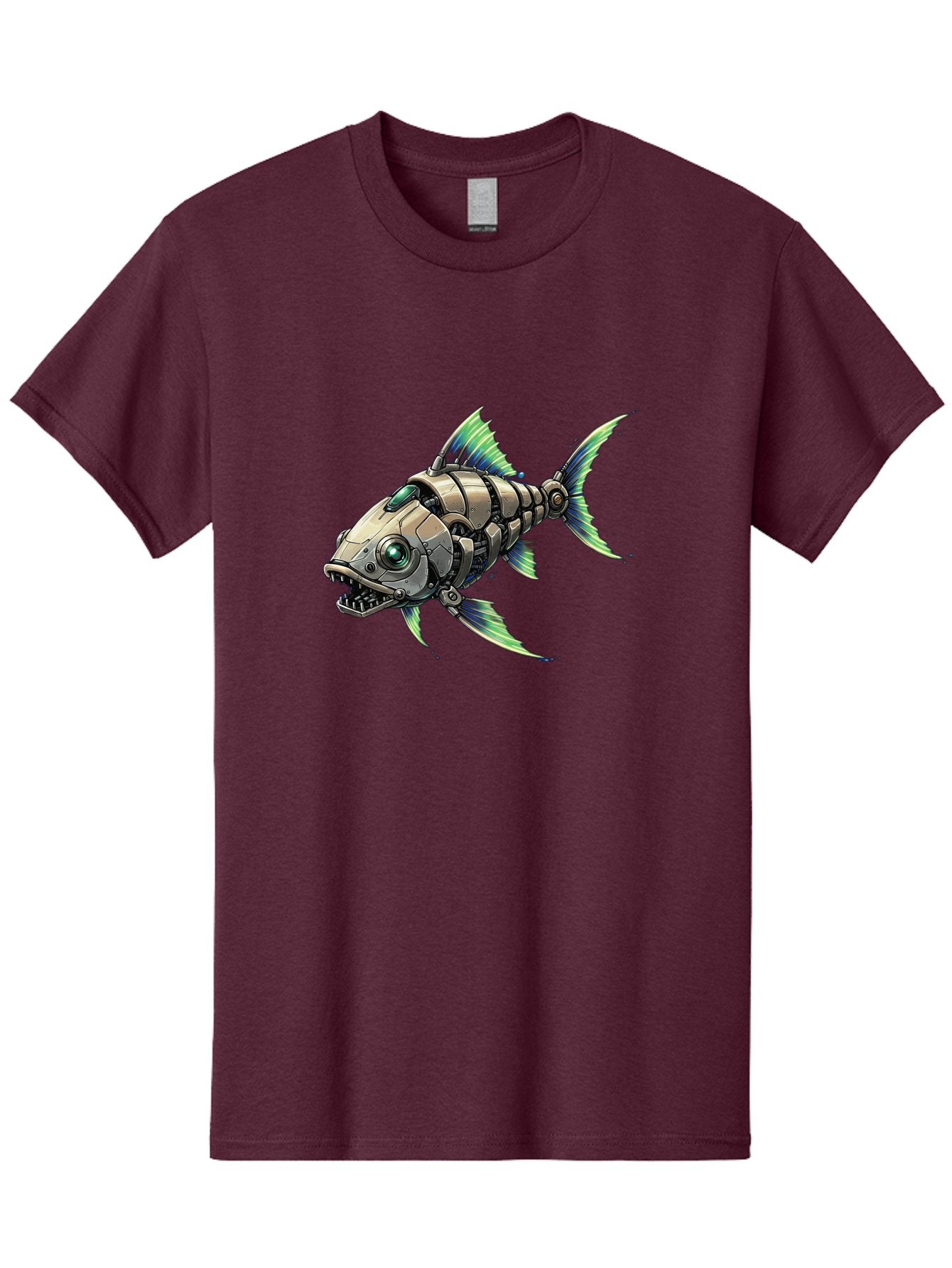 Robo-Fish-3 Men'S Graphic Tee, 100% Cotton, Comfortable Casual Summer Wear, Machine Washable, Vintage Camera, Old Camera, Antique Camera, Black Camera, Classic Photography, Photography Equipment, Nostalgic Device, Film Camera, Camera Art Bal235 9