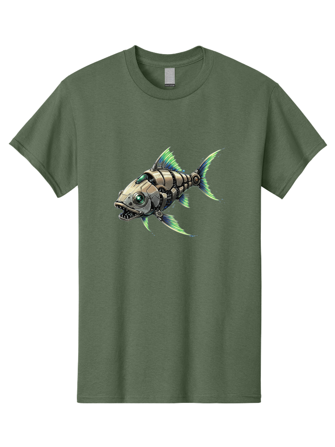 Robo-Fish-3 Men'S Graphic Tee, 100% Cotton, Comfortable Casual Summer Wear, Machine Washable, Vintage Camera, Old Camera, Antique Camera, Black Camera, Classic Photography, Photography Equipment, Nostalgic Device, Film Camera, Camera Art Bal235 3