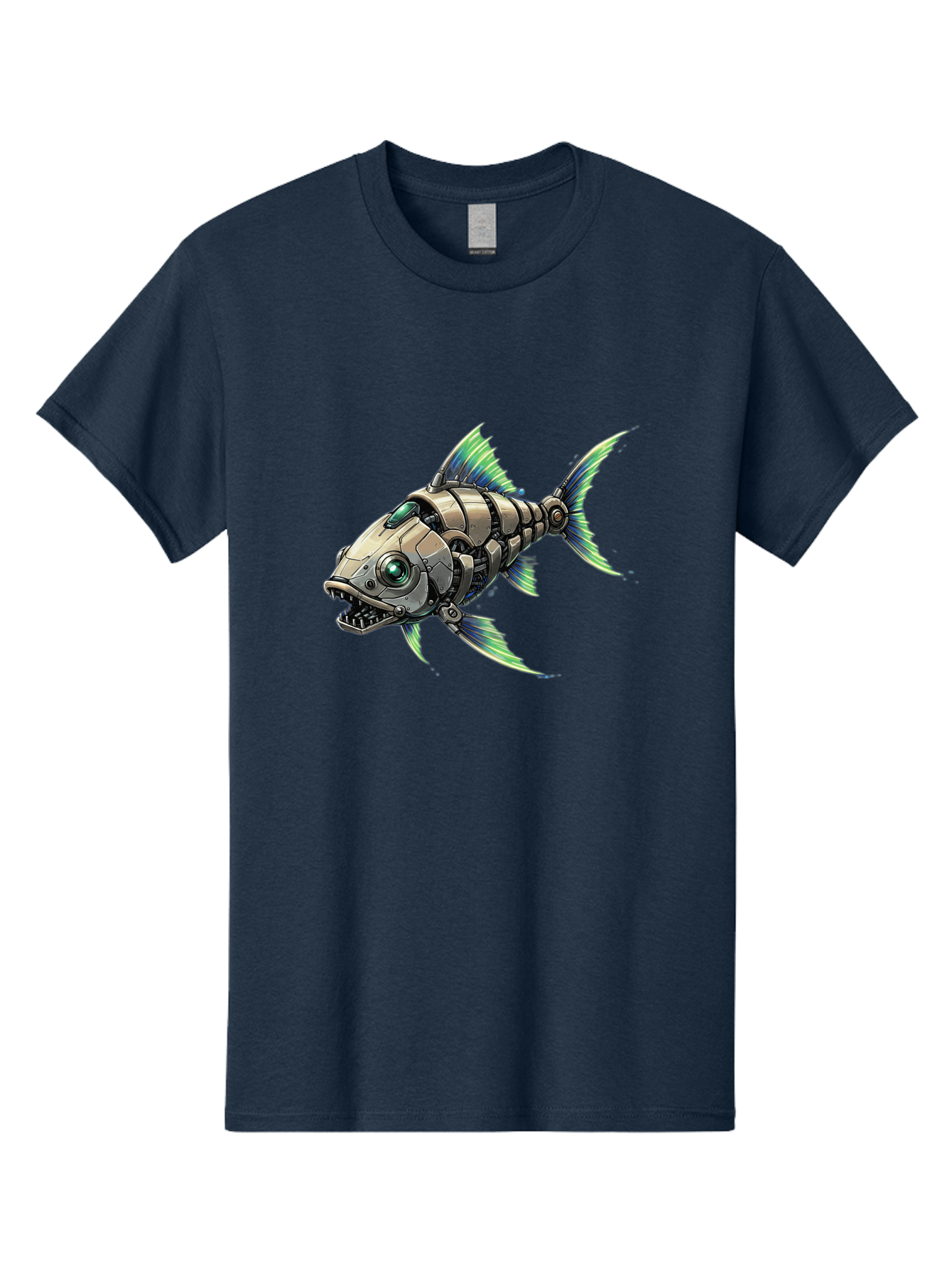Robo-Fish-3 Men'S Graphic Tee, 100% Cotton, Comfortable Casual Summer Wear, Machine Washable, Vintage Camera, Old Camera, Antique Camera, Black Camera, Classic Photography, Photography Equipment, Nostalgic Device, Film Camera, Camera Art Bal235 4