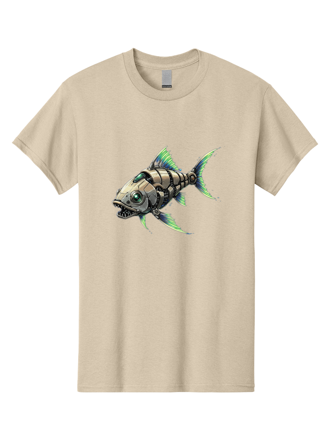 Robo-Fish-3 Men'S Graphic Tee, 100% Cotton, Comfortable Casual Summer Wear, Machine Washable, Vintage Camera, Old Camera, Antique Camera, Black Camera, Classic Photography, Photography Equipment, Nostalgic Device, Film Camera, Camera Art Bal235 7