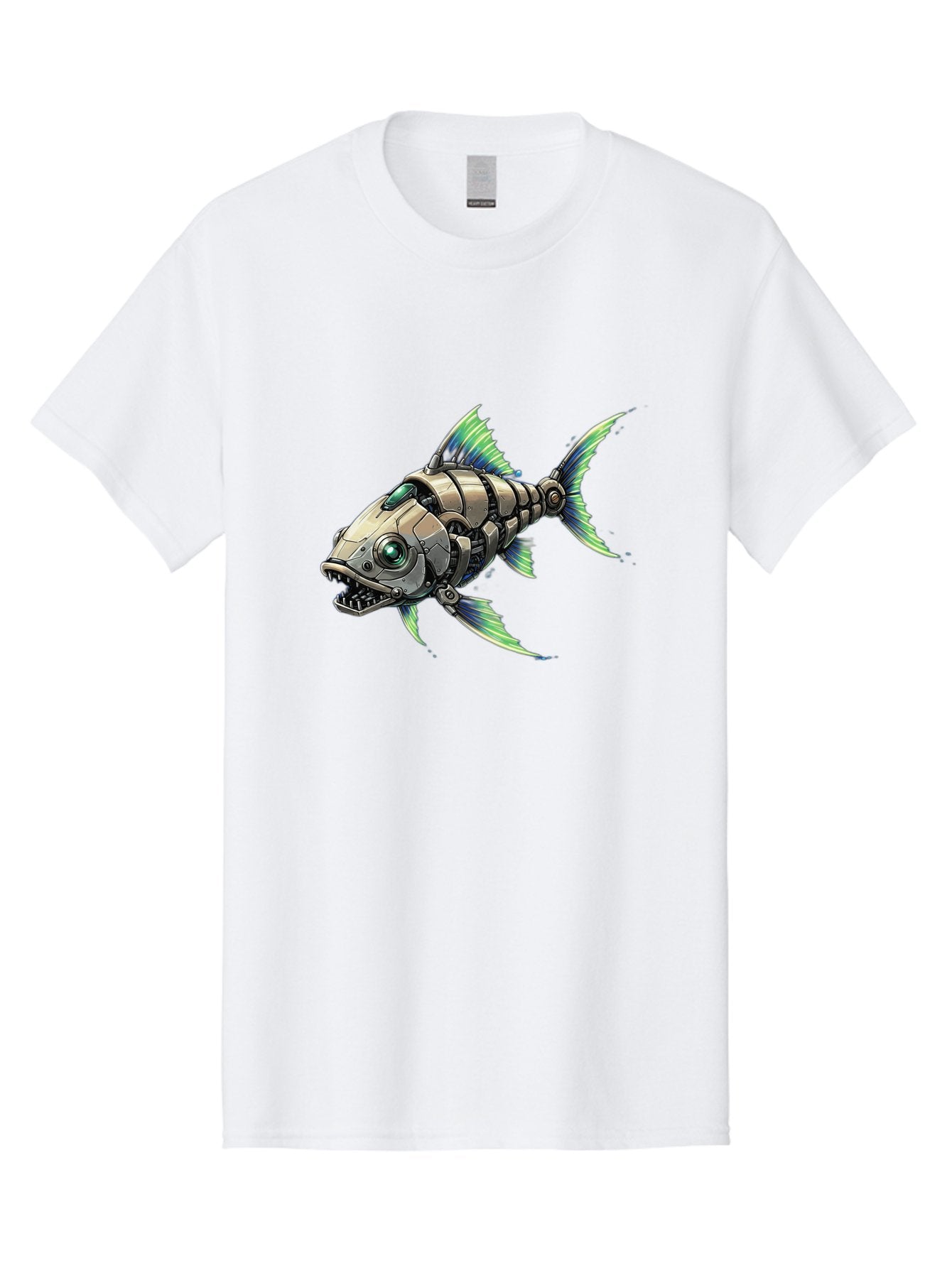 Robo-Fish-3 Men'S Graphic Tee, 100% Cotton, Comfortable Casual Summer Wear, Machine Washable, Vintage Camera, Old Camera, Antique Camera, Black Camera, Classic Photography, Photography Equipment, Nostalgic Device, Film Camera, Camera Art Bal235 13