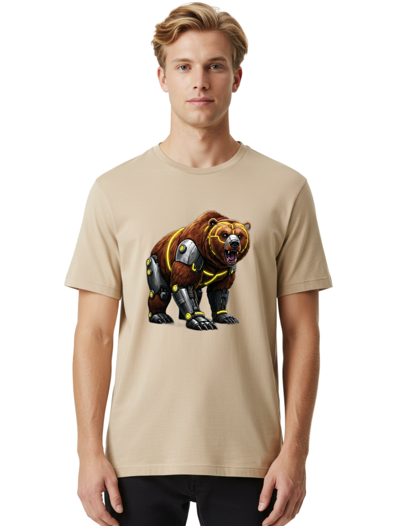 Robo-Grizzly Men'S Graphic Tee, 100% Cotton, Comfortable Casual Summer Wear, Machine Washable, Vintage Camera, Old Camera, Antique Camera, Black Camera, Classic Photography, Photography Equipment, Nostalgic Device, Film Camera, Camera Art Bal237 25