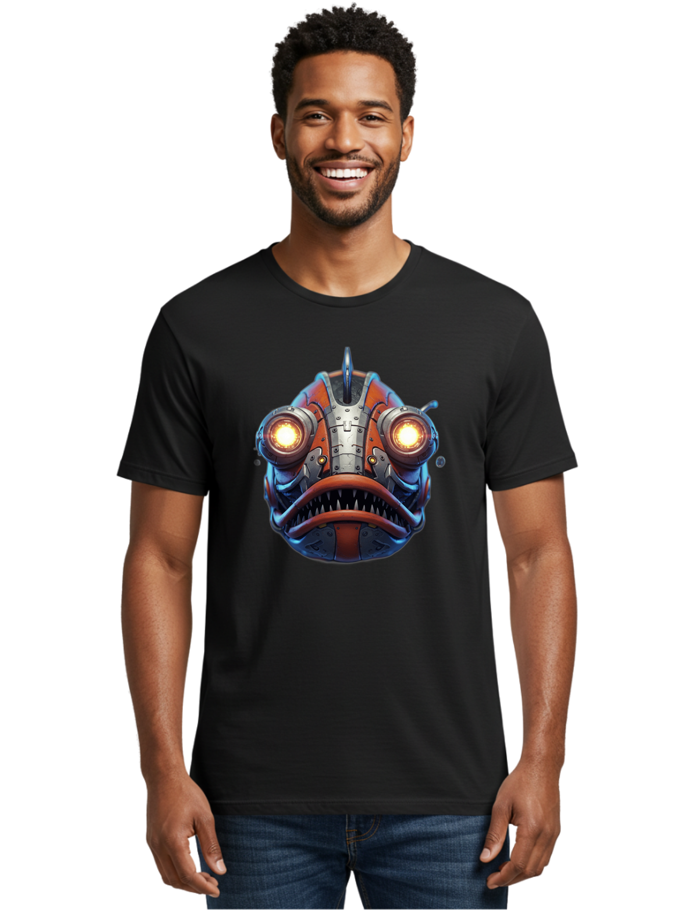 Robo-Shark Men'S Graphic Tee, 100% Cotton, Comfortable Casual Summer Wear, Machine Washable, Vintage Camera, Old Camera, Antique Camera, Black Camera, Classic Photography, Photography Equipment, Nostalgic Device, Film Camera, Camera Art Bal240 24
