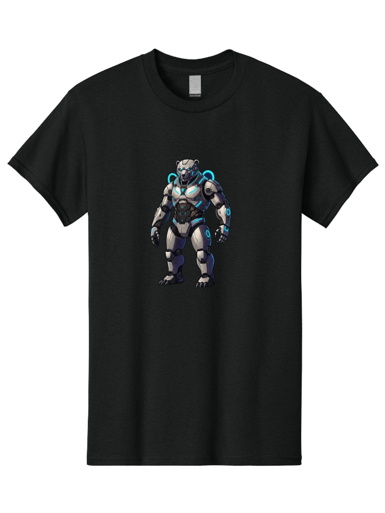 Robot-Bear-1 Men'S Graphic Tee, 100% Cotton, Comfortable Casual Summer Wear, Machine Washable, Vintage Camera, Old Camera, Antique Camera, Black Camera, Classic Photography, Photography Equipment, Nostalgic Device, Film Camera, Camera Art Bal241 12