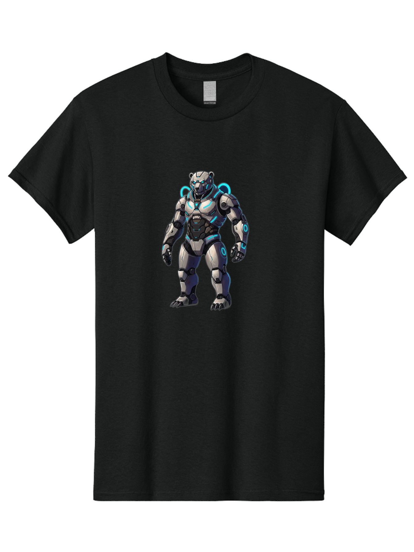 Robot-Bear-1 Men'S Graphic Tee, 100% Cotton, Comfortable Casual Summer Wear, Machine Washable, Vintage Camera, Old Camera, Antique Camera, Black Camera, Classic Photography, Photography Equipment, Nostalgic Device, Film Camera, Camera Art Bal241 3