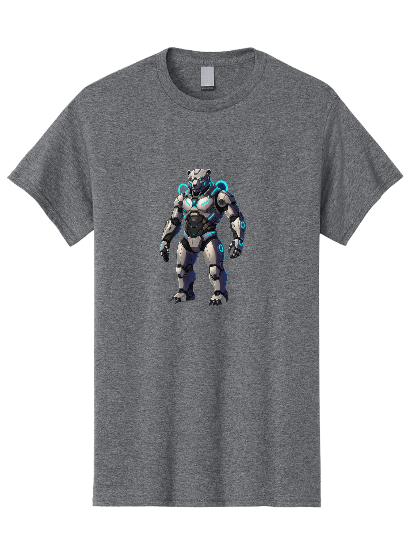 Robot-Bear-1 Men'S Graphic Tee, 100% Cotton, Comfortable Casual Summer Wear, Machine Washable, Vintage Camera, Old Camera, Antique Camera, Black Camera, Classic Photography, Photography Equipment, Nostalgic Device, Film Camera, Camera Art Bal241 9