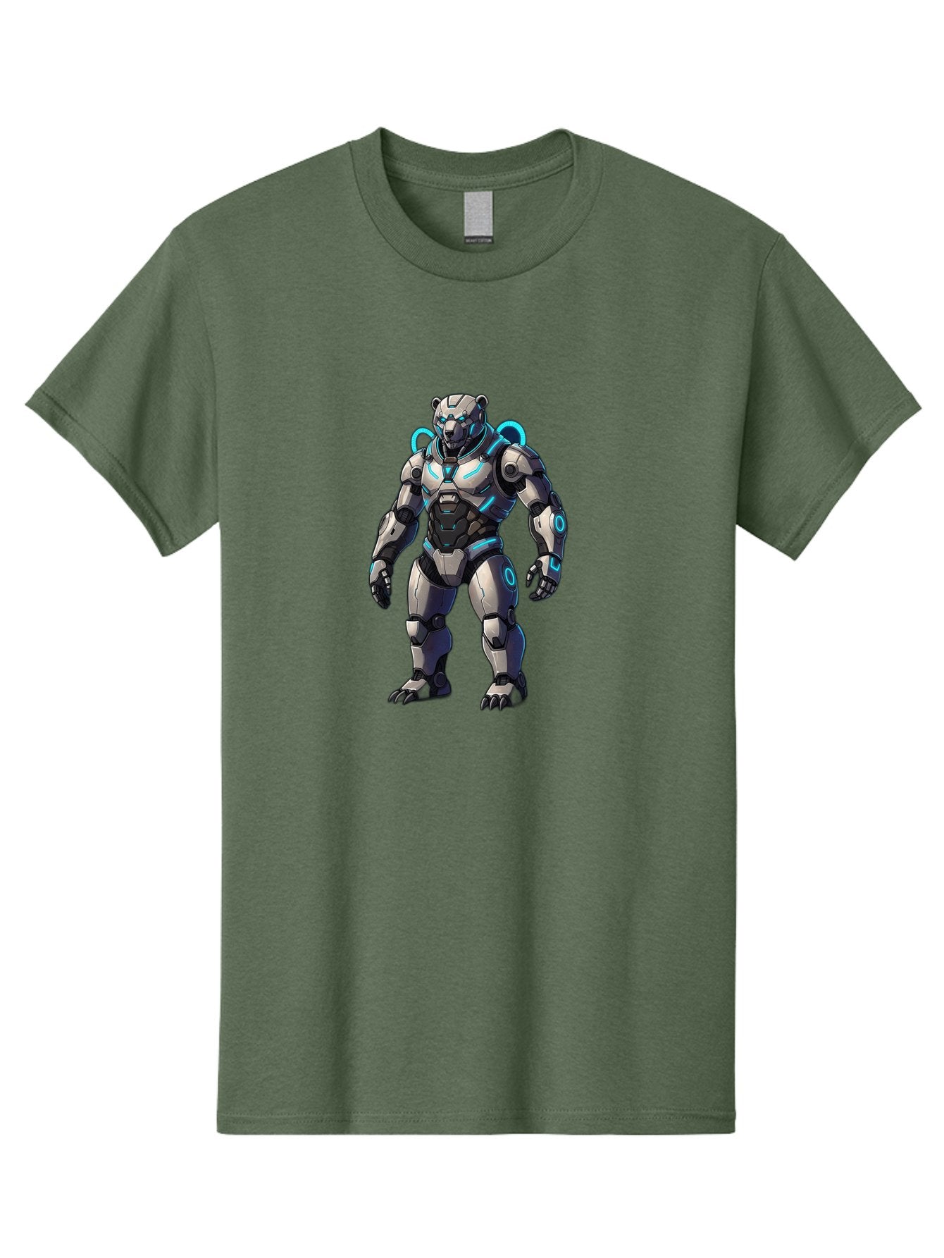 Robot-Bear-1 Men'S Graphic Tee, 100% Cotton, Comfortable Casual Summer Wear, Machine Washable, Vintage Camera, Old Camera, Antique Camera, Black Camera, Classic Photography, Photography Equipment, Nostalgic Device, Film Camera, Camera Art Bal241 4