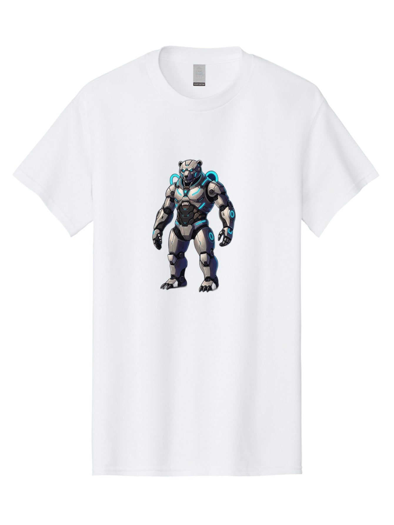 Robot-Bear-1 Men'S Graphic Tee, 100% Cotton, Comfortable Casual Summer Wear, Machine Washable, Vintage Camera, Old Camera, Antique Camera, Black Camera, Classic Photography, Photography Equipment, Nostalgic Device, Film Camera, Camera Art Bal241 6