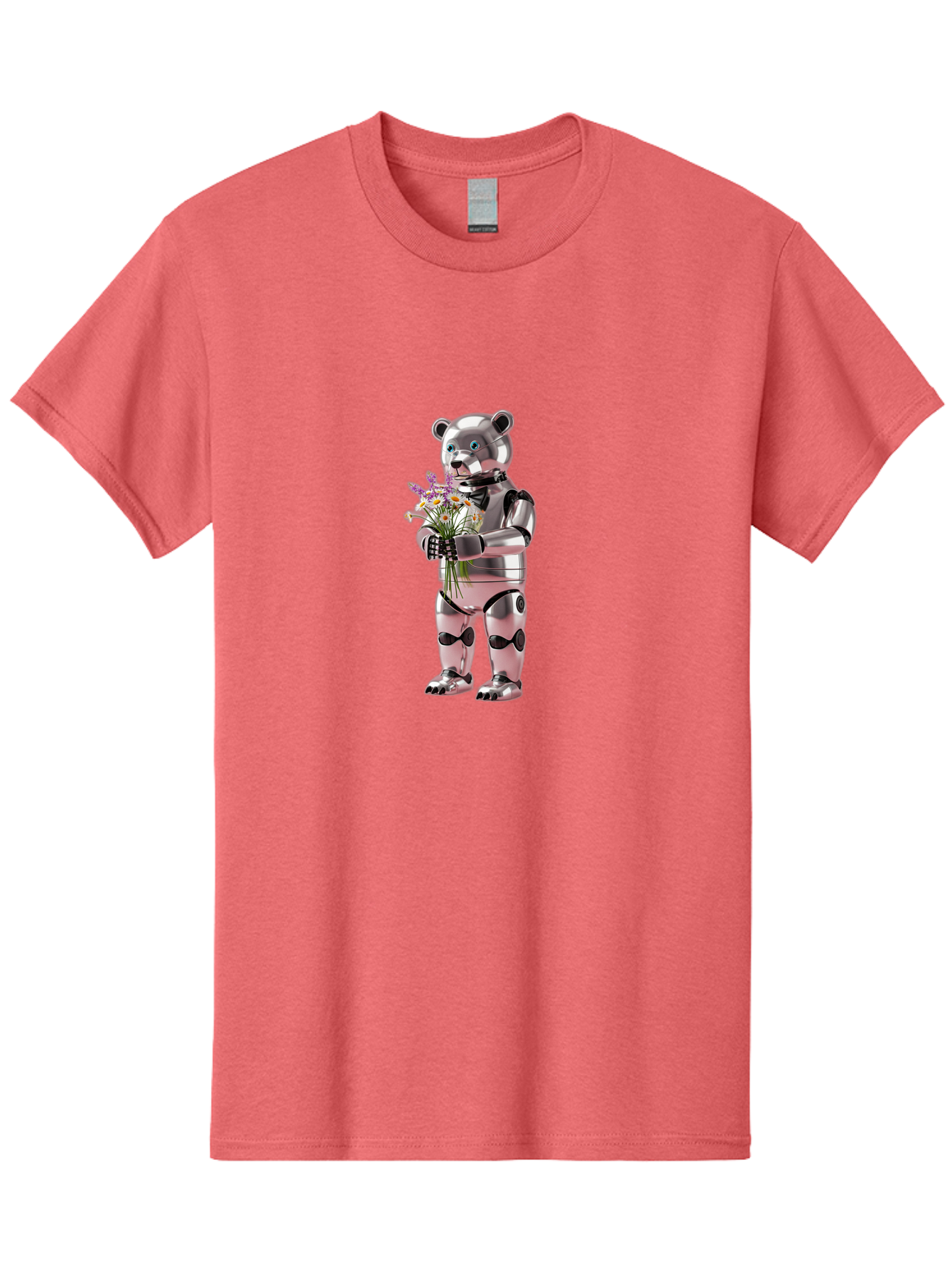 Robot-Bear-With-Flowers Men'S Graphic Tee, 100% Cotton, Comfortable Casual Summer Wear, Machine Washable, Vintage Camera, Old Camera, Antique Camera, Black Camera, Classic Photography, Photography Equipment, Nostalgic Device, Film Camera, Bal242 11