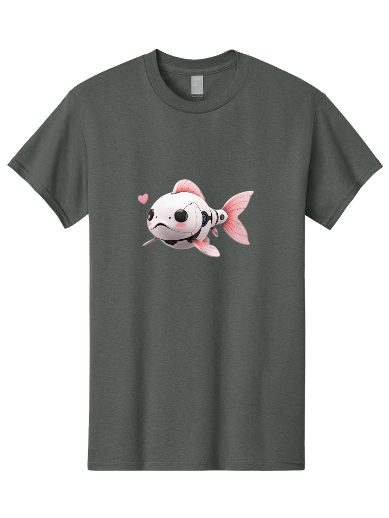 Robot-Fish-1 Men'S Graphic Tee, 100% Cotton, Comfortable Casual Summer Wear, Machine Washable, Vintage Camera, Old Camera, Antique Camera, Black Camera, Classic Photography, Photography Equipment, Nostalgic Device, Film Camera, Camera Art Bal244 8