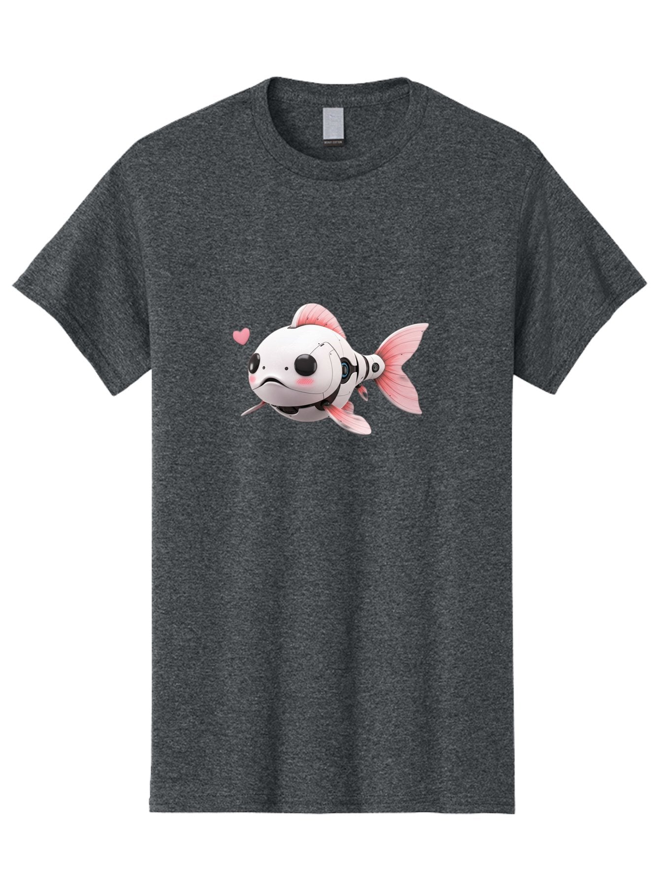 Robot-Fish-1 Men'S Graphic Tee, 100% Cotton, Comfortable Casual Summer Wear, Machine Washable, Vintage Camera, Old Camera, Antique Camera, Black Camera, Classic Photography, Photography Equipment, Nostalgic Device, Film Camera, Camera Art Bal244 15